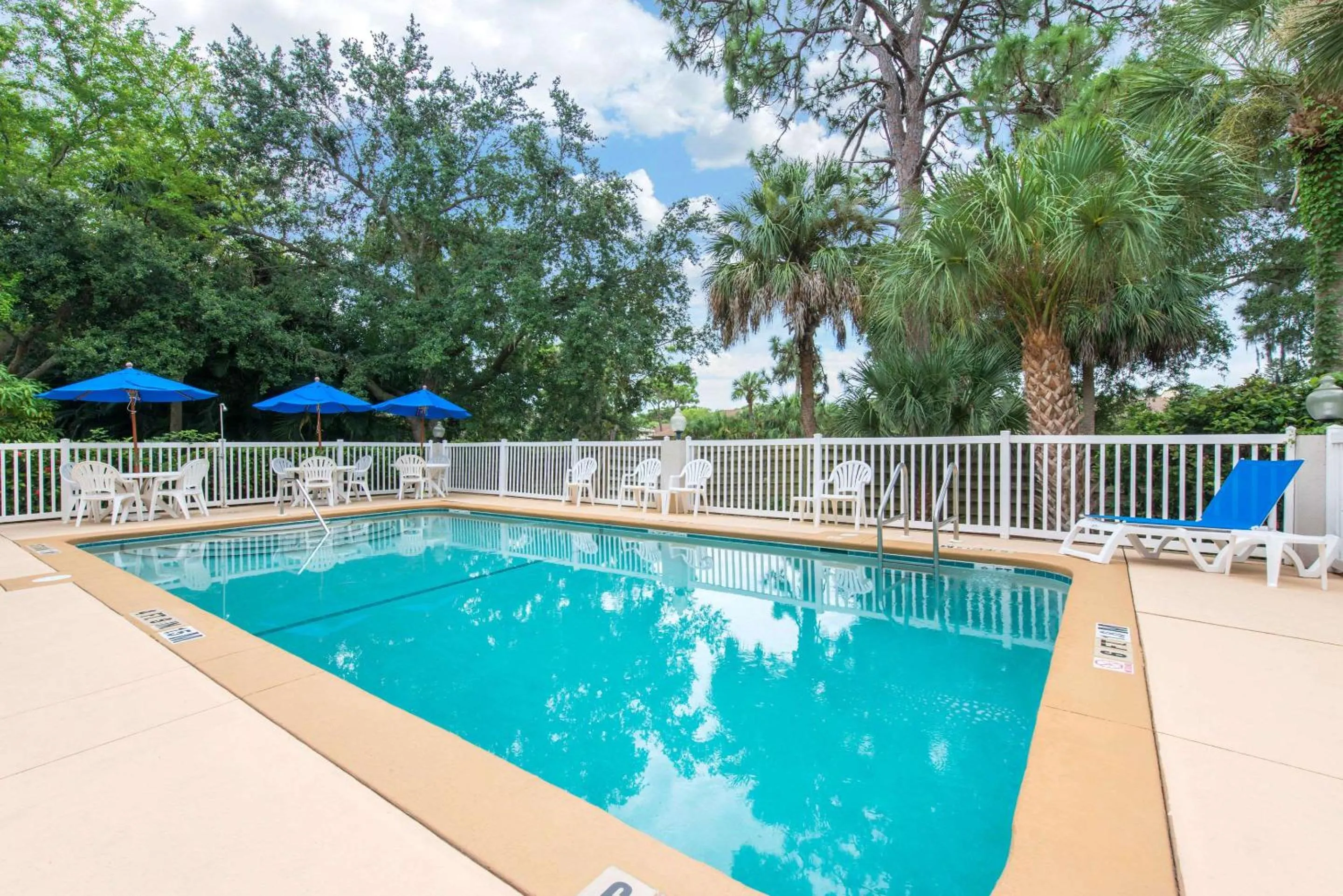 Swimming pool in Sleep Inn Sarasota North