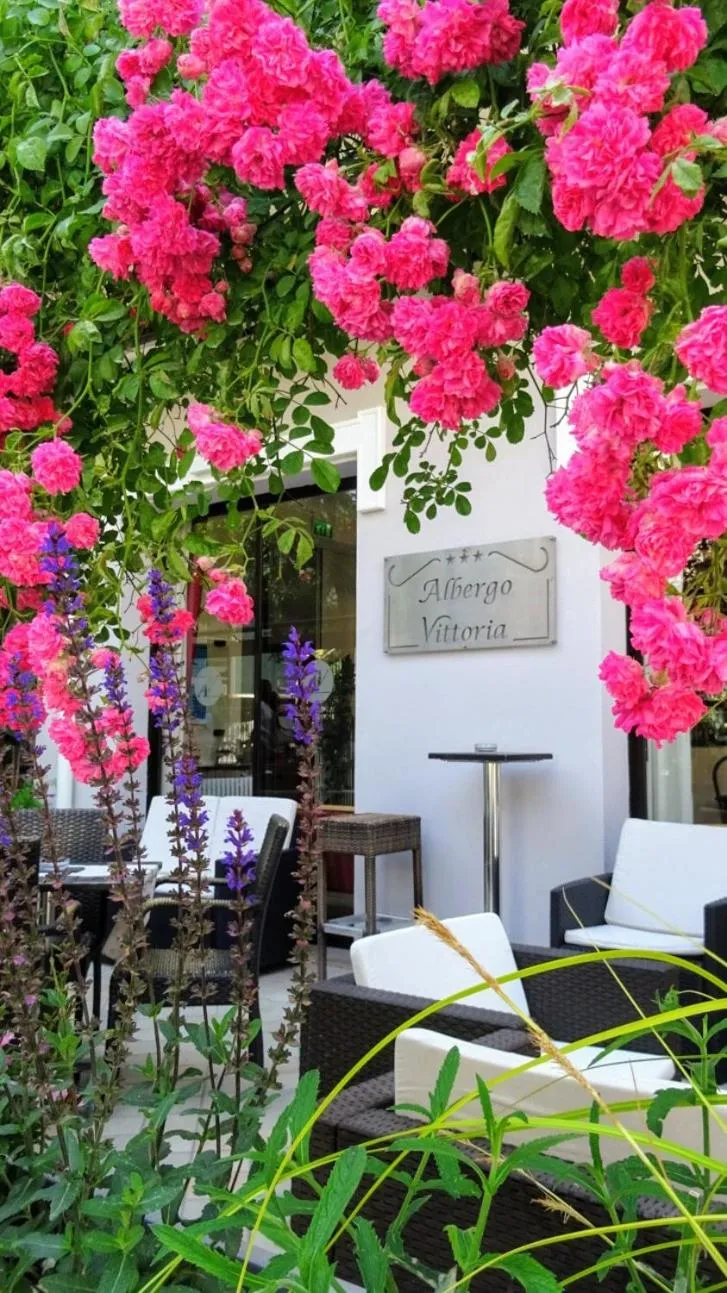 Balcony/Terrace in Albergo Vittoria
