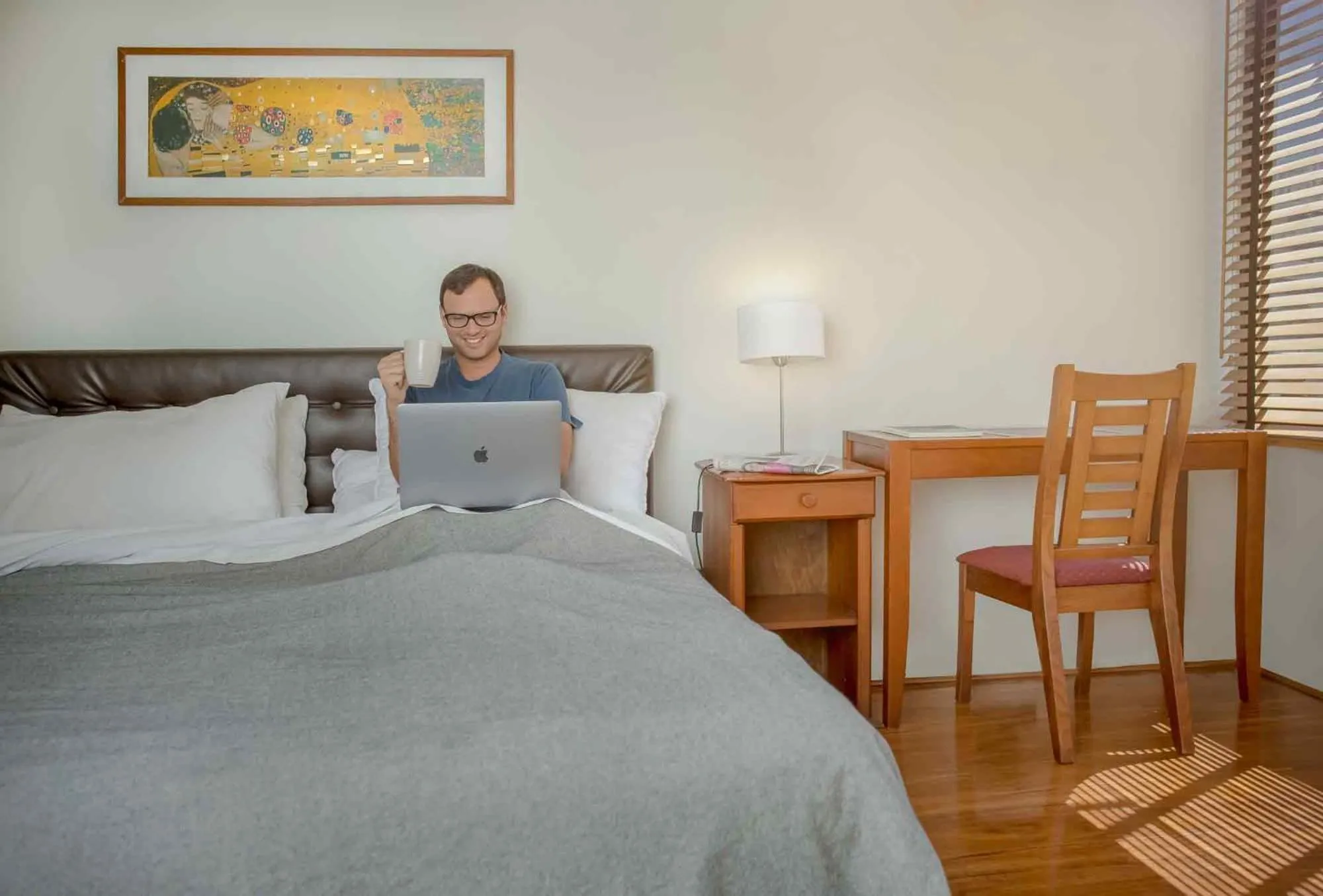 Bed in Santa Magdalena Apartments