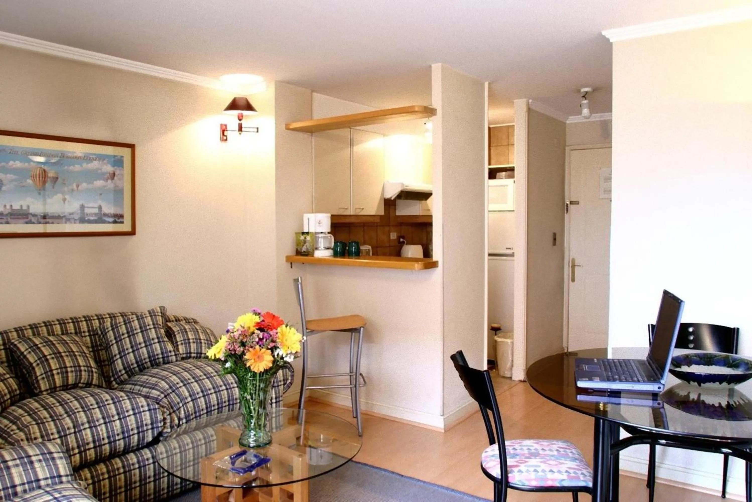 Living room in Santa Magdalena Apartments