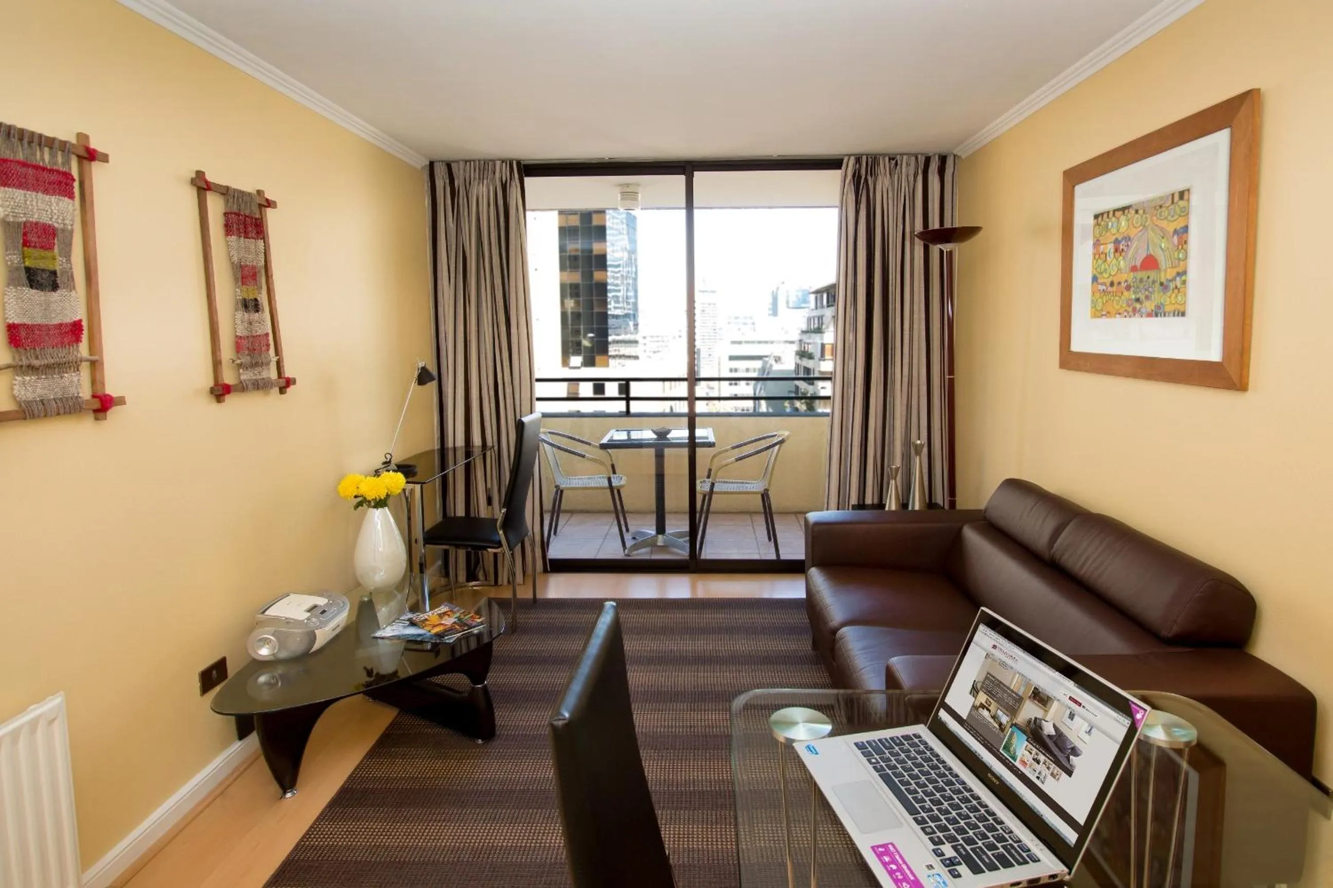 Living room in Santa Magdalena Apartments