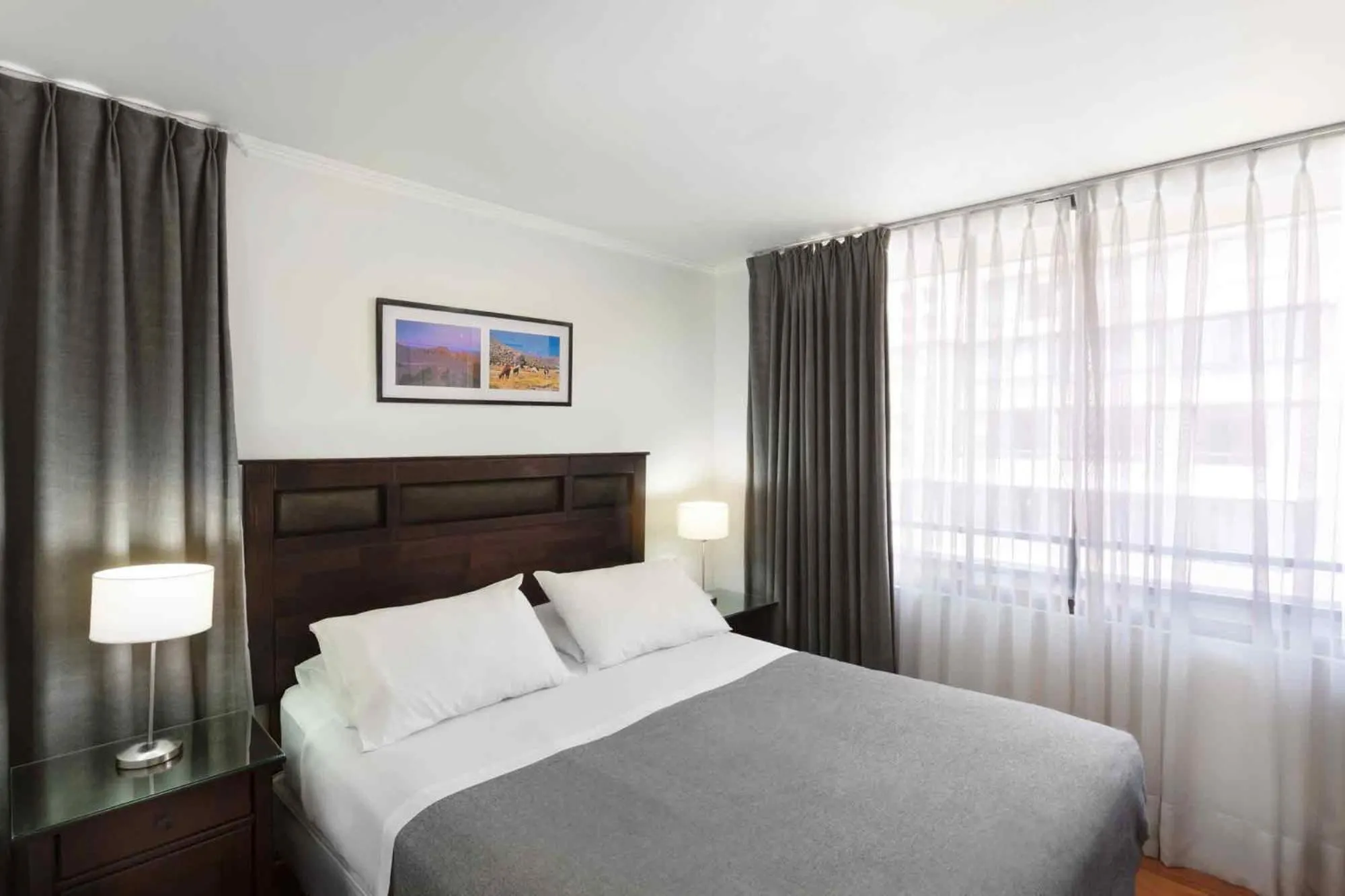 Bed in Santa Magdalena Apartments