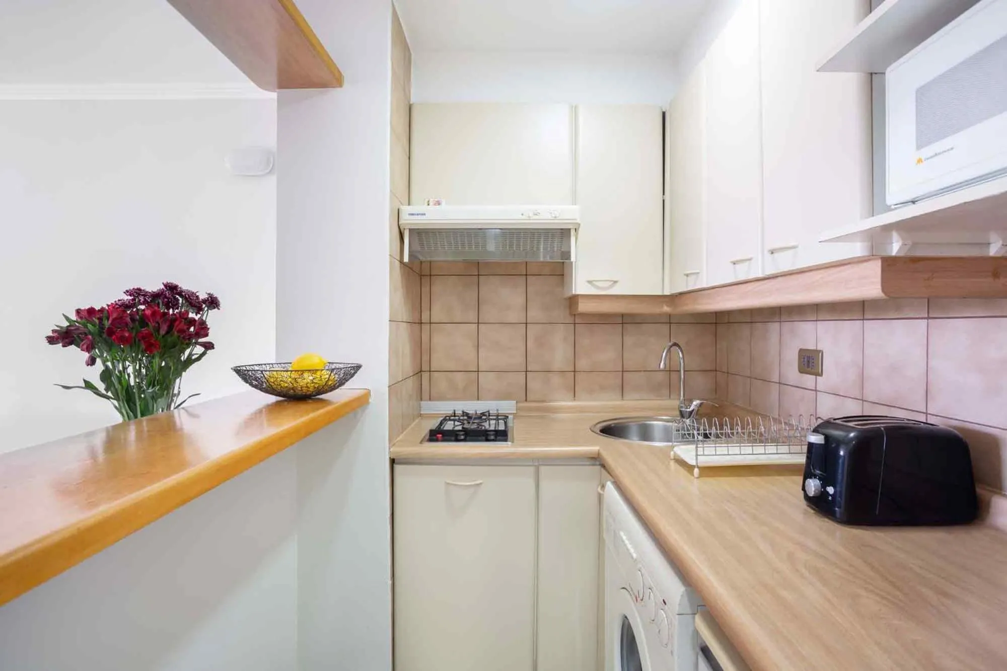 Kitchen or kitchenette in Santa Magdalena Apartments