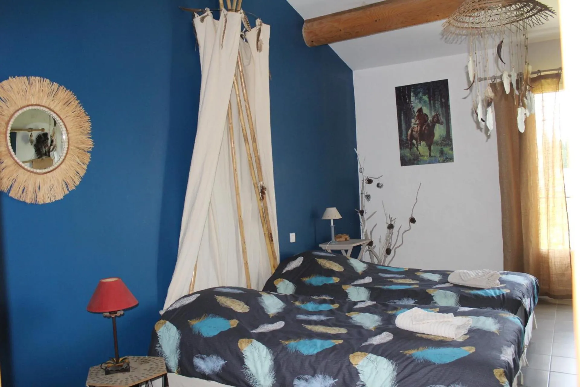 Photo of the whole room, Bed in La Sarriette - Chambres d'hôtes et gîte d'étape à Eygalières