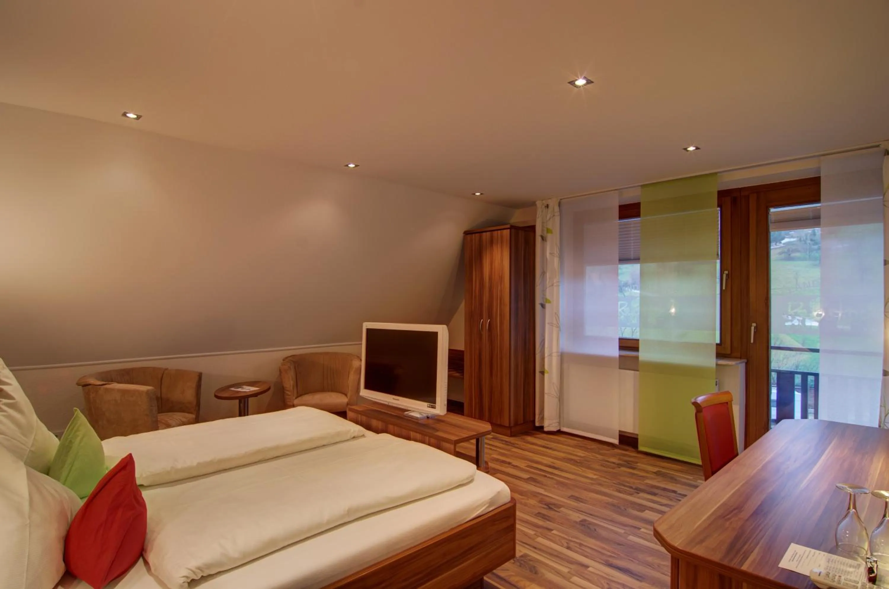 Photo of the whole room, Bed in Landgasthof Rebstock