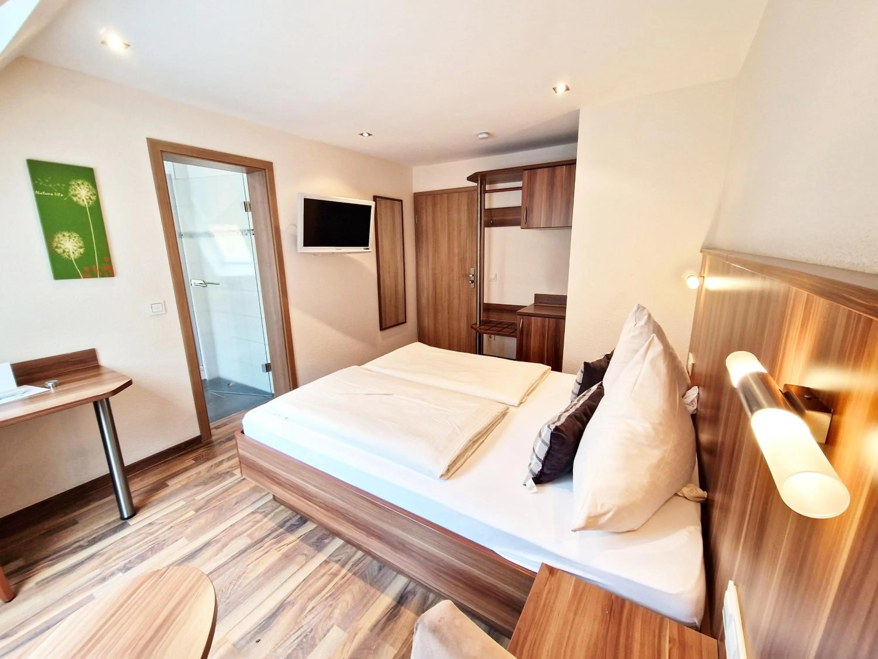 Bed in Landgasthof Rebstock