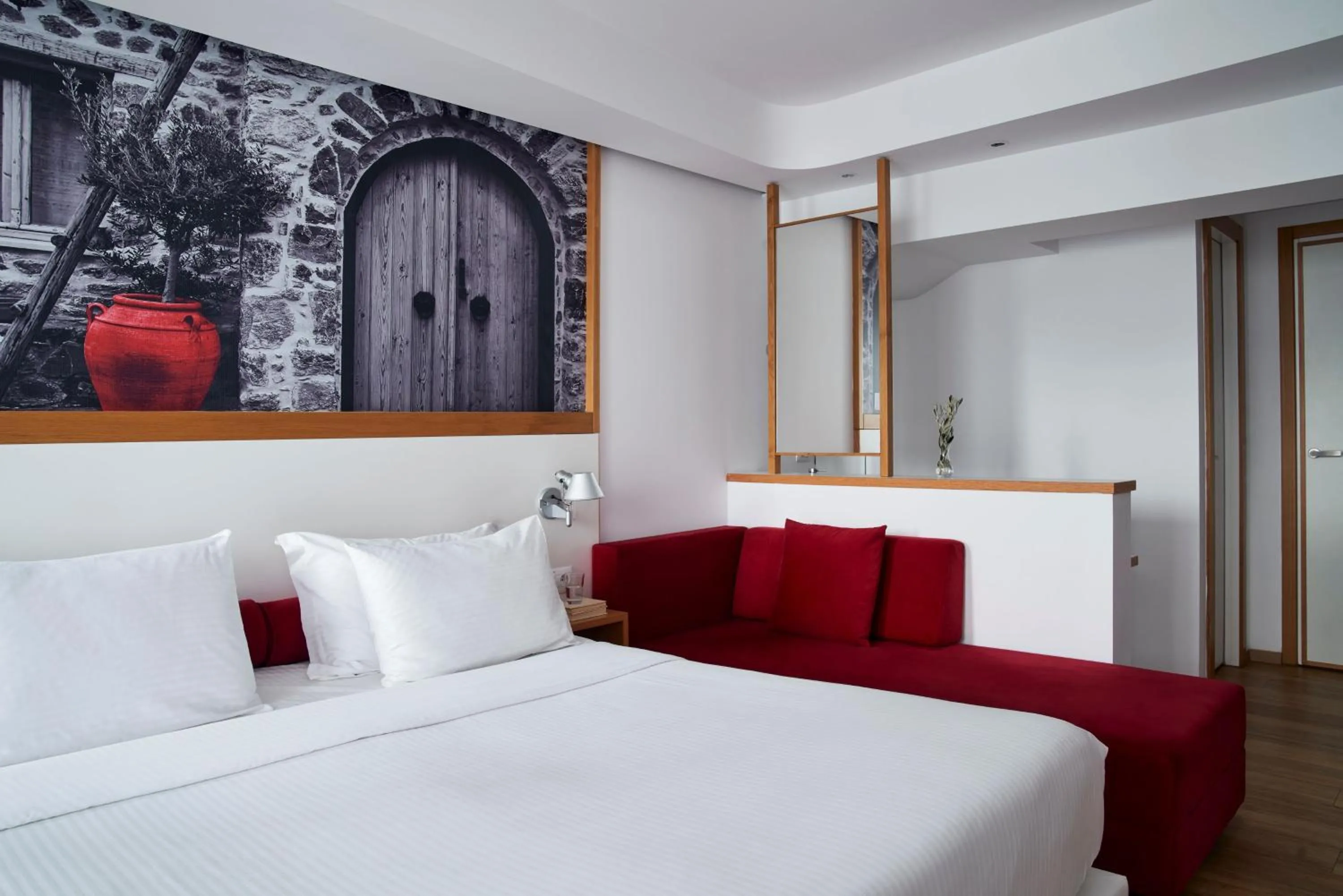 Bed in Olive Green Hotel