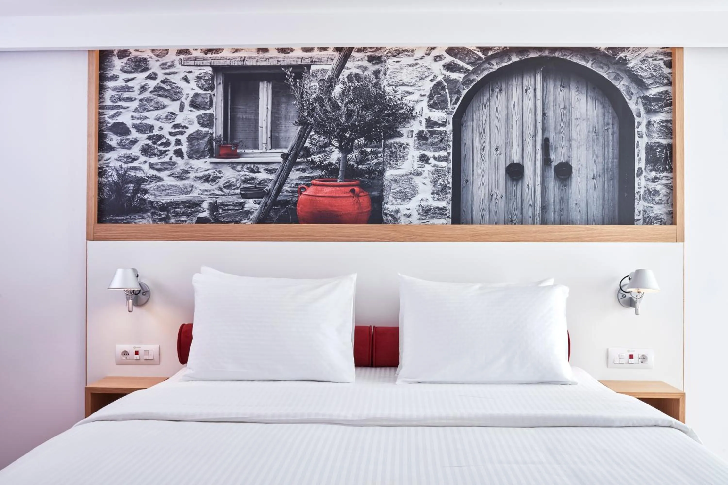 Bed in Olive Green Hotel