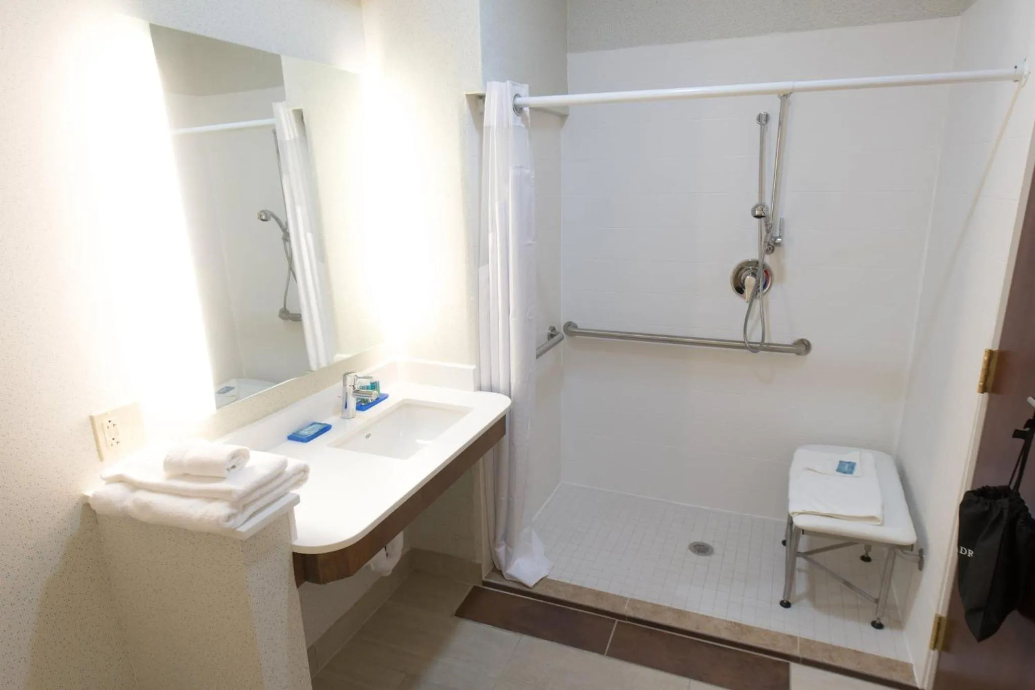 Bathroom in Holiday Inn Express Hotel & Suites Erie an IHG Hotel