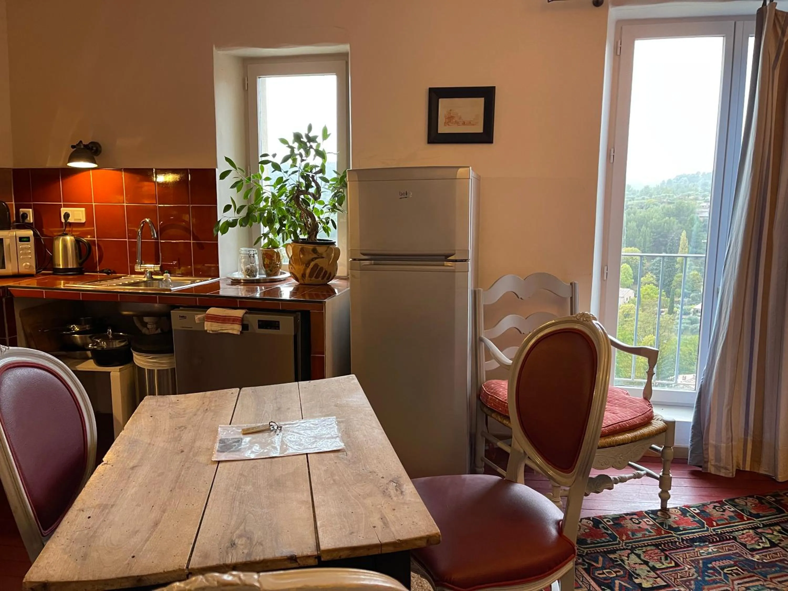 Kitchen or kitchenette in Hôtel Particulier des Lumières
