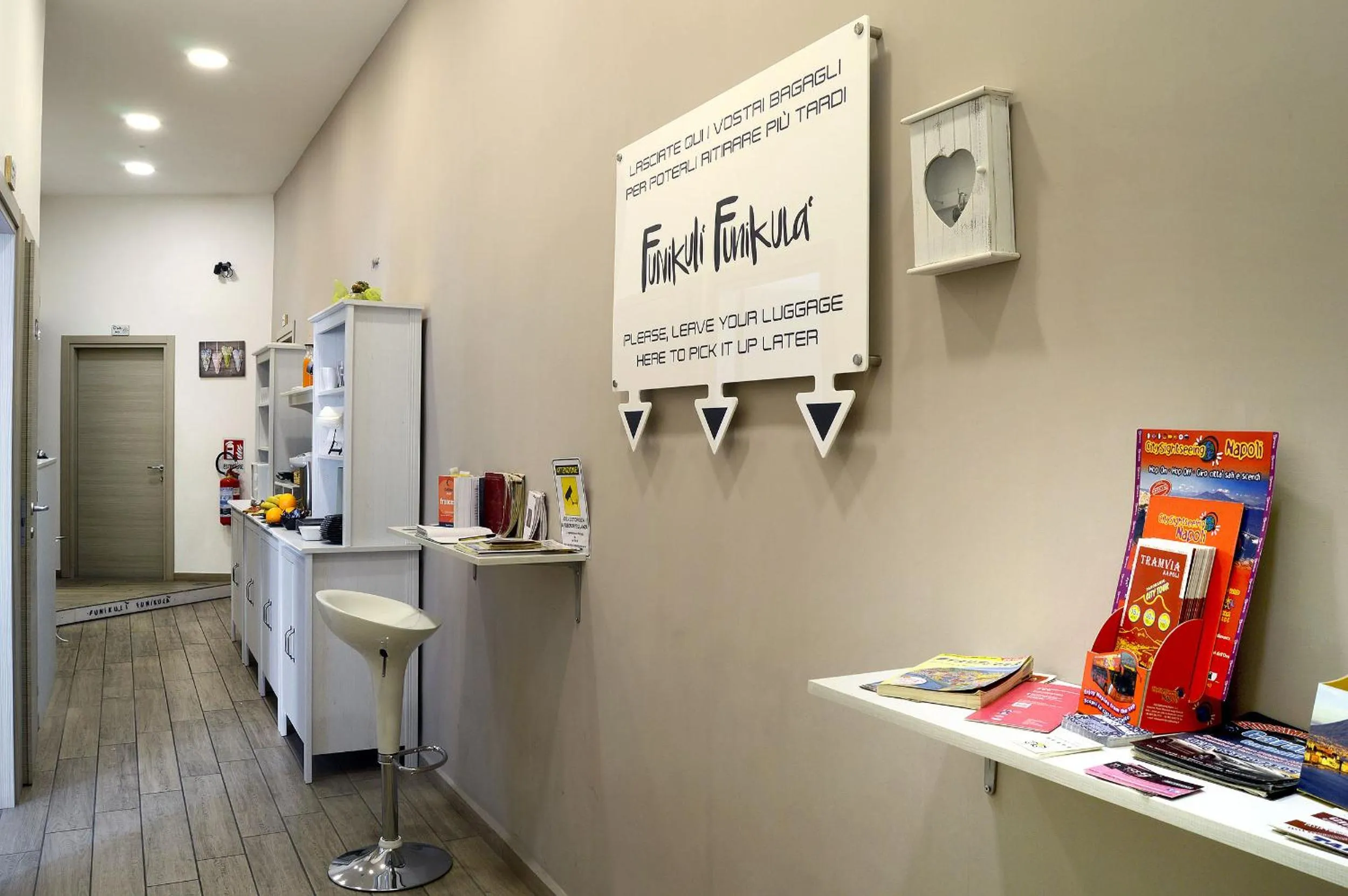 Lobby or reception in B&B Funikuli Funikula