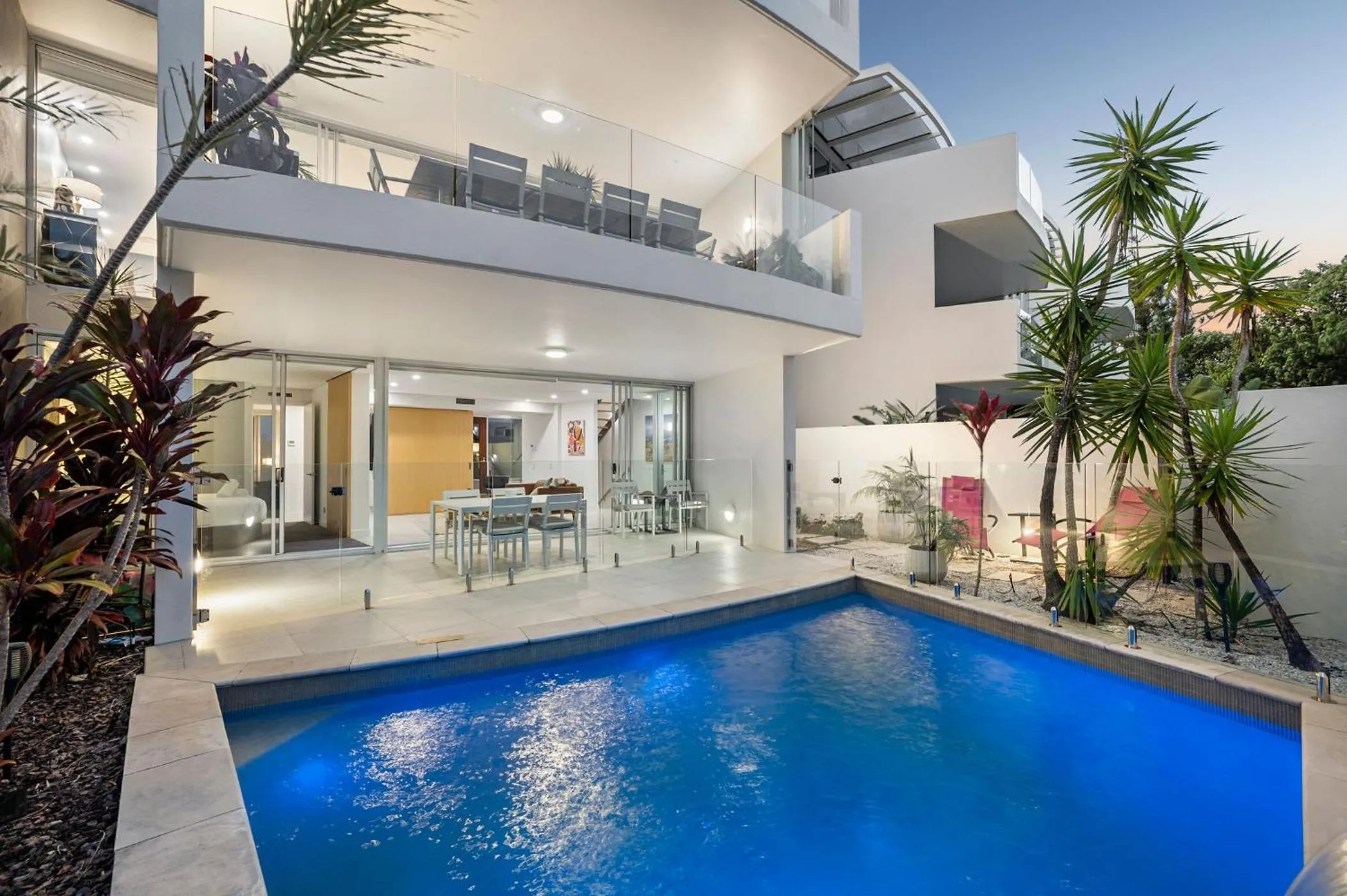 Pool view in Ramada By Wyndham Marcoola Beach