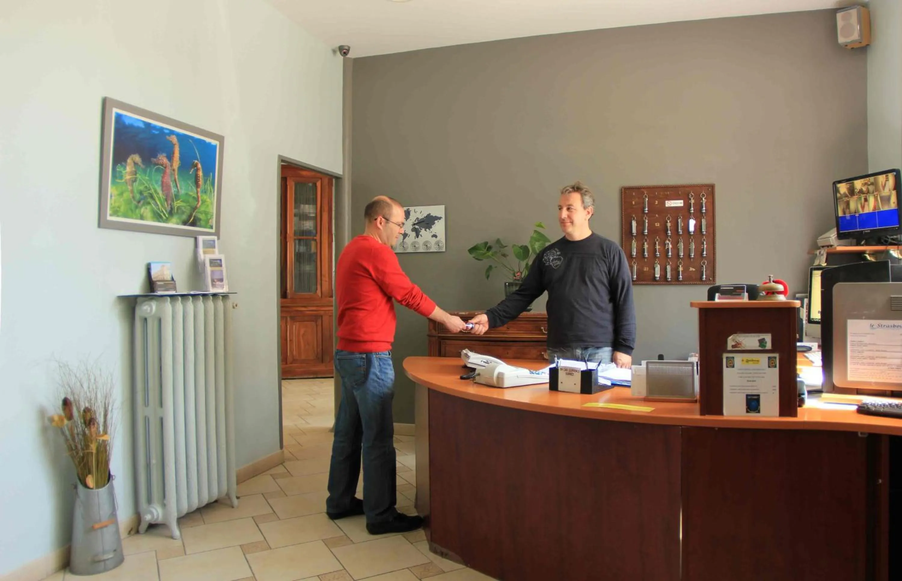 Lobby or reception in Le Strasbourg Hotel