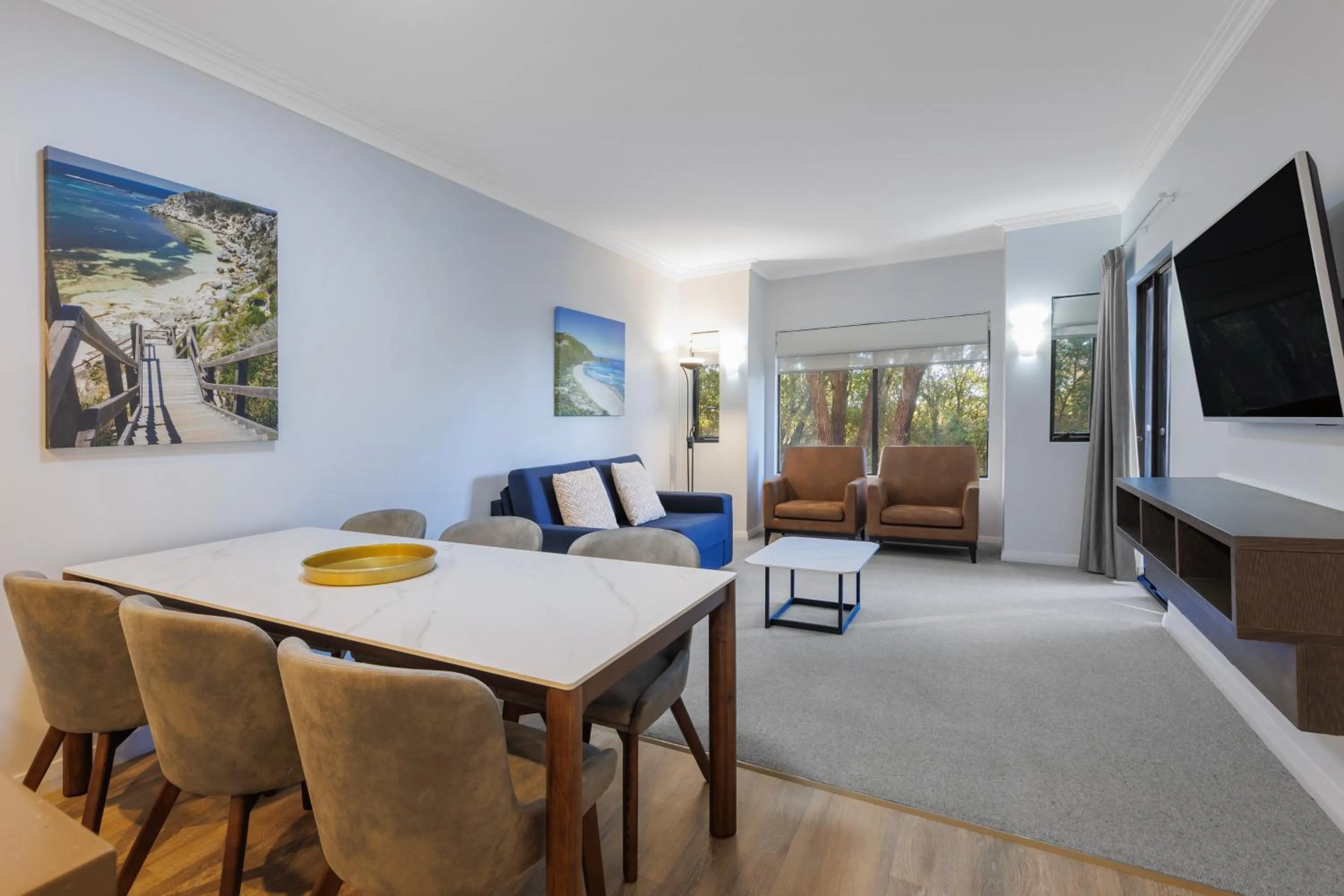 Living room in Club Wyndham Dunsborough, Trademark Collection by Wyndham