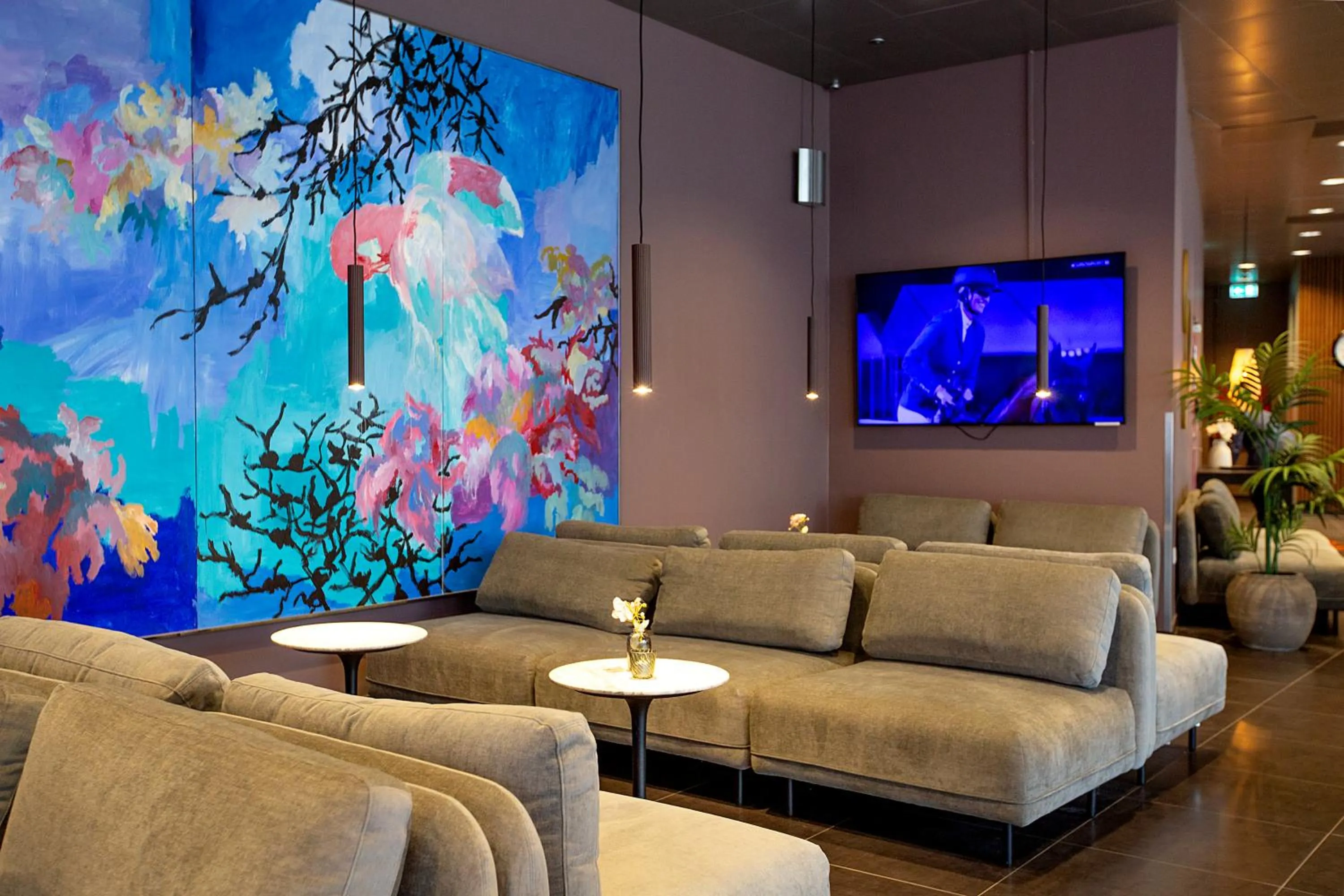 Lobby or reception in Cabinn Aalborg