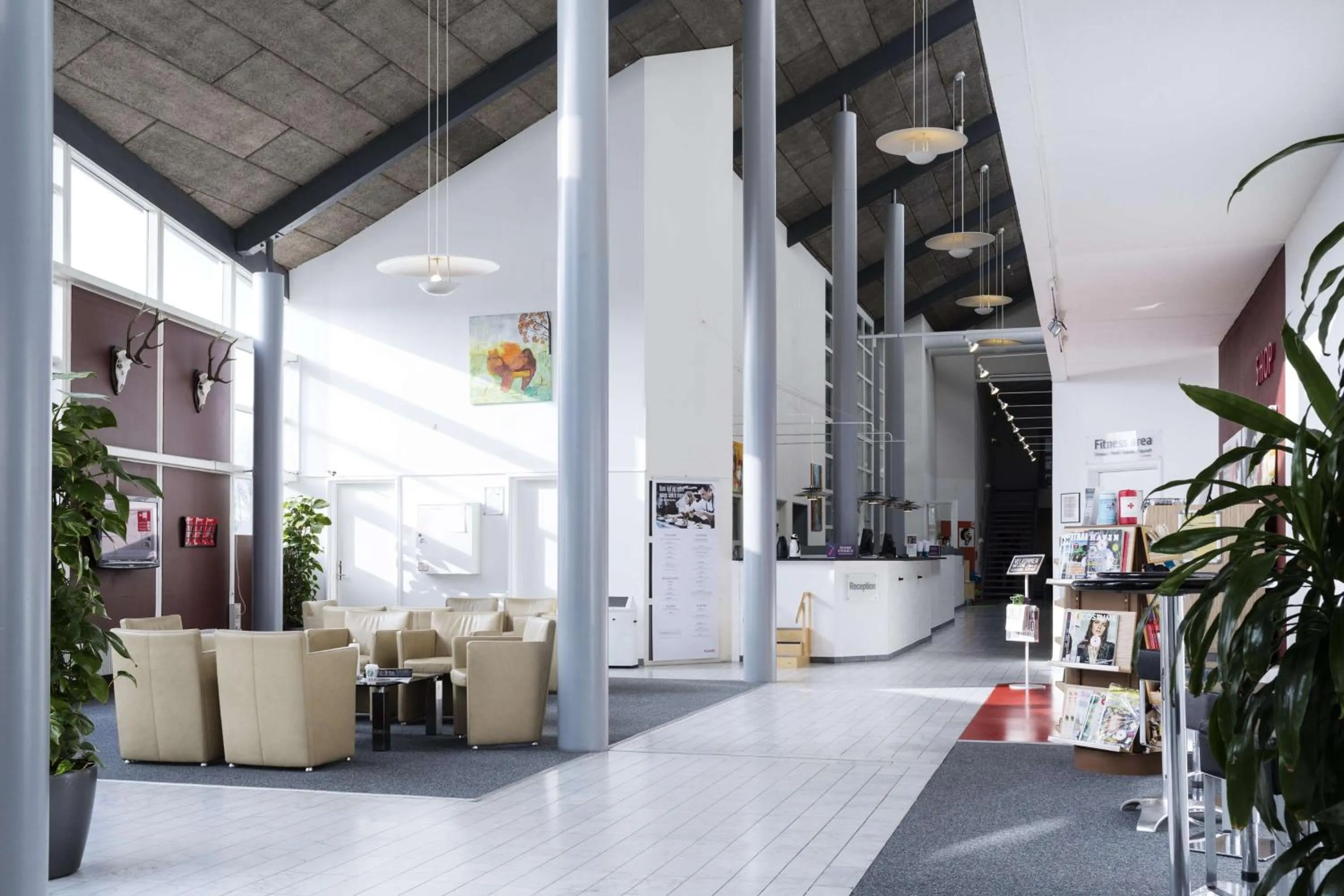 Lobby or reception in Scandic Sønderborg