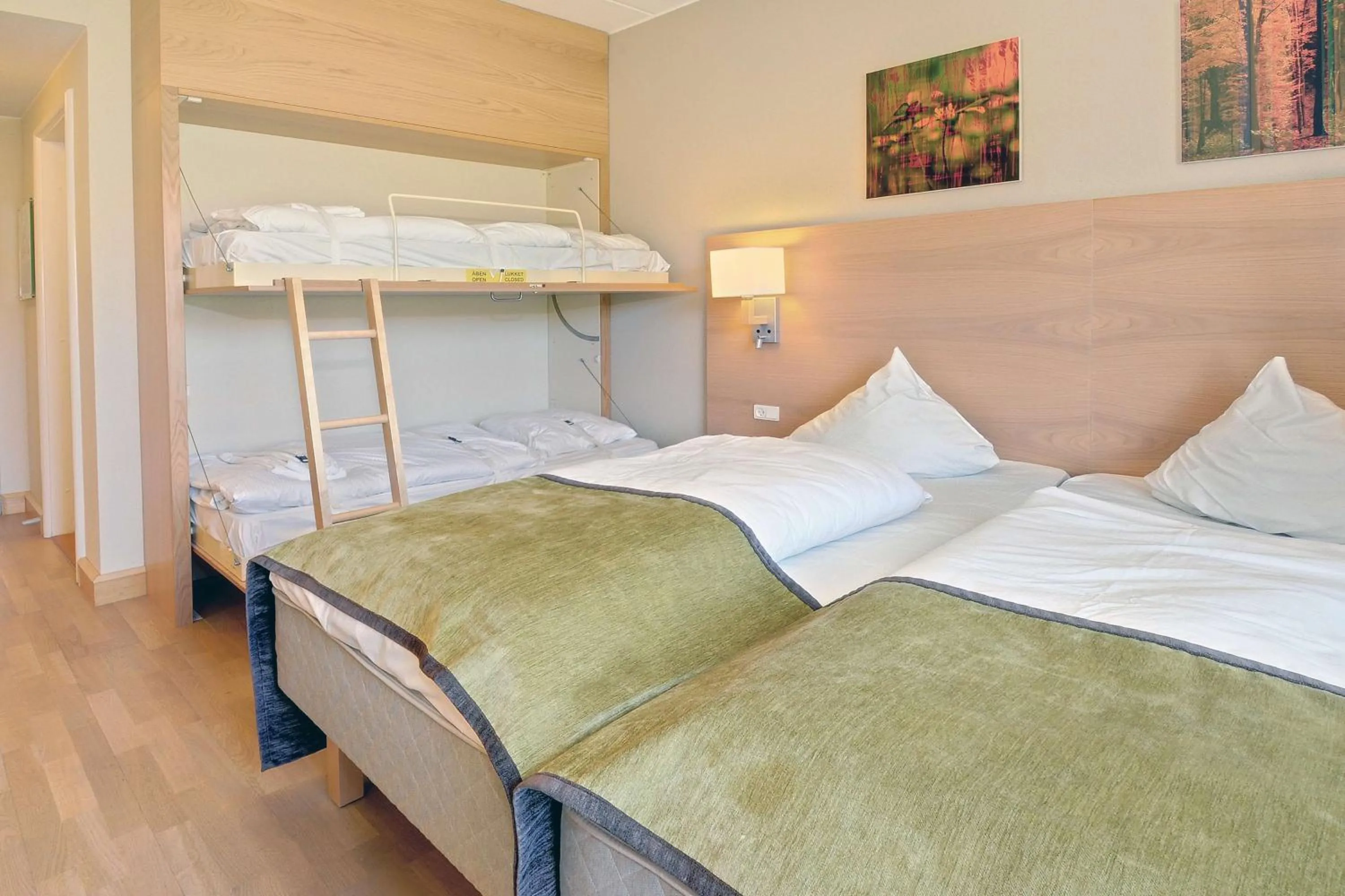 Bedroom, Bed in Scandic Sønderborg