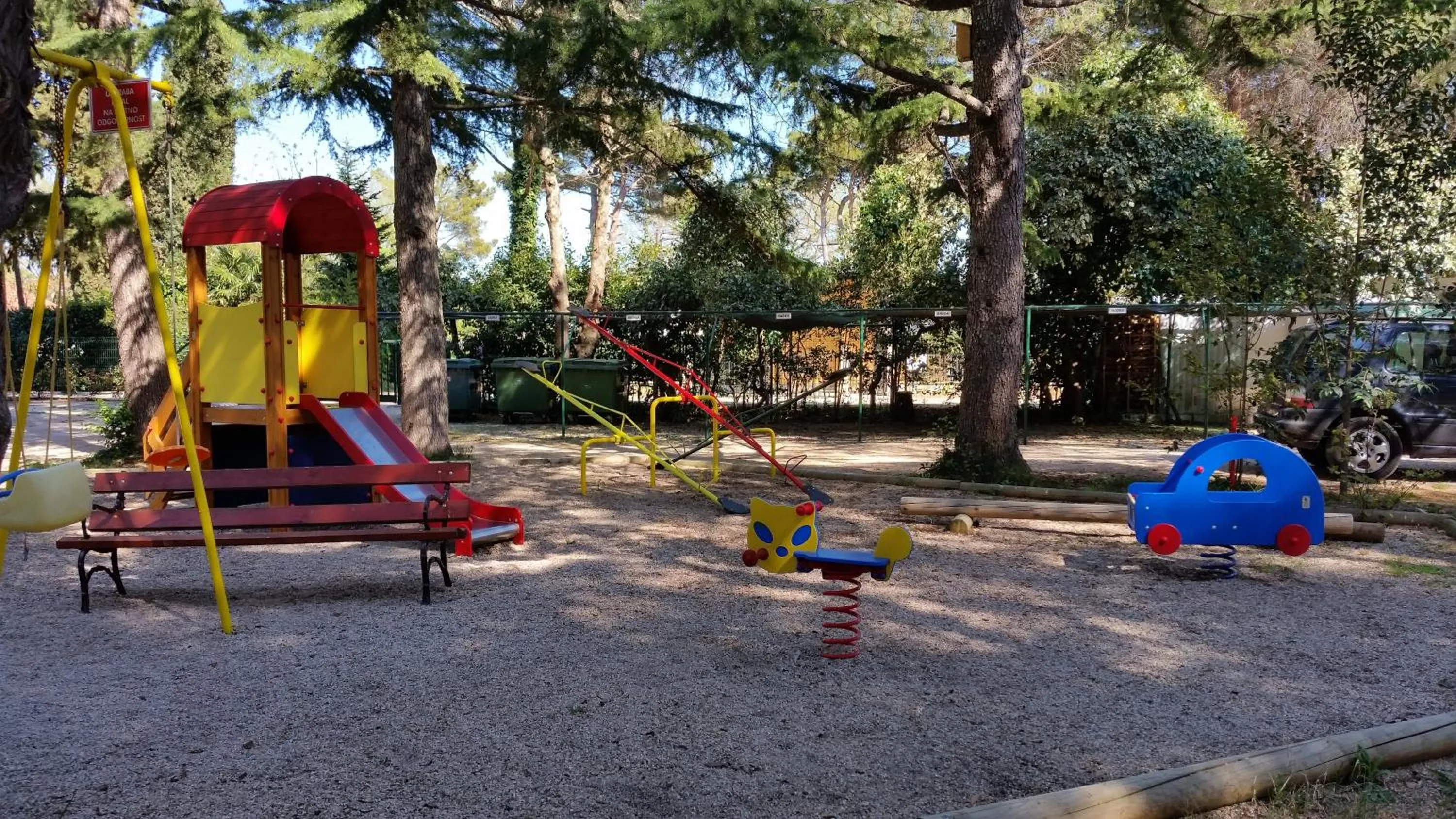 Children play ground in Holiday Park Mimoza
