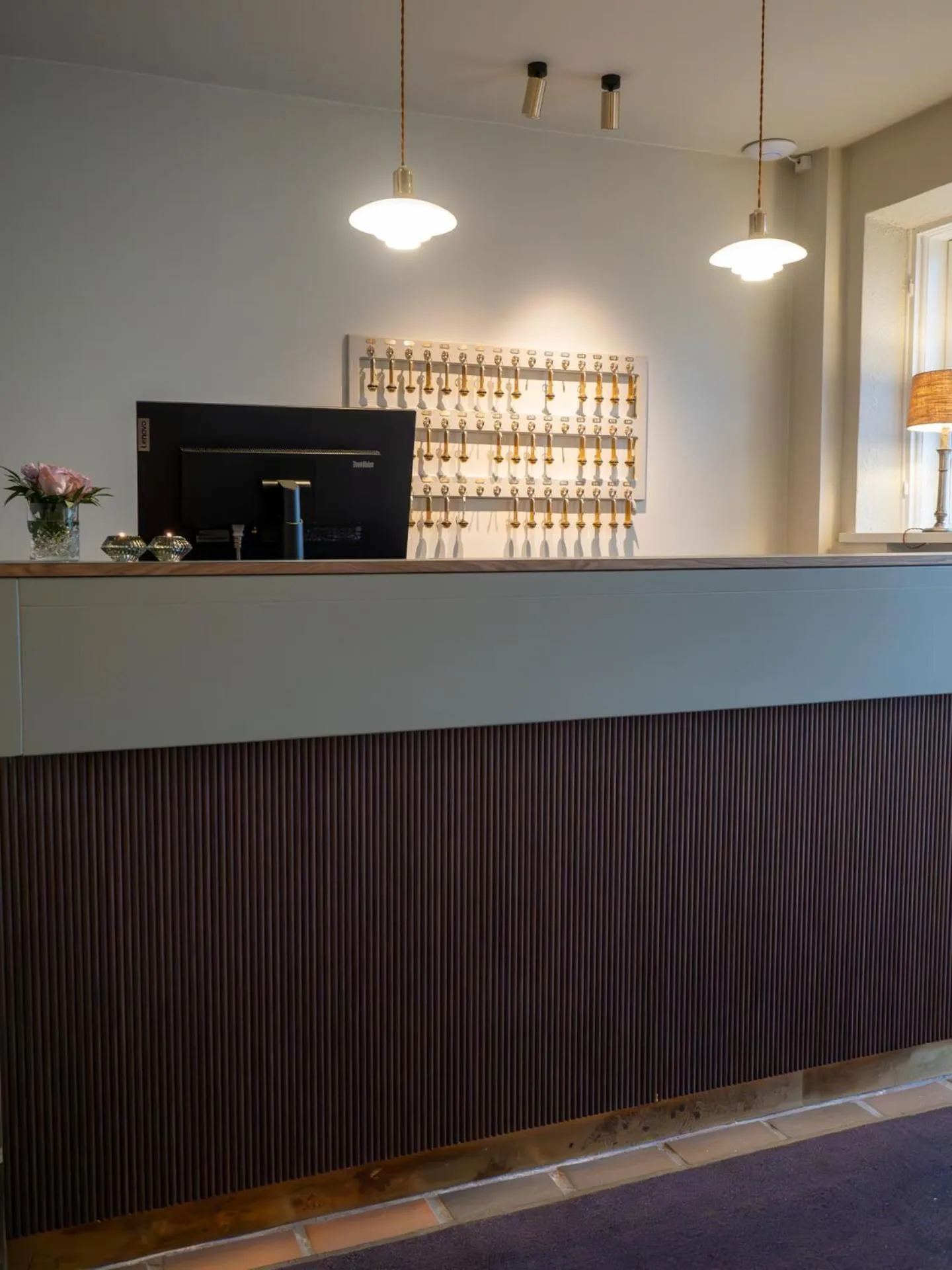 Lobby or reception in Hotel Knudsens Gaard