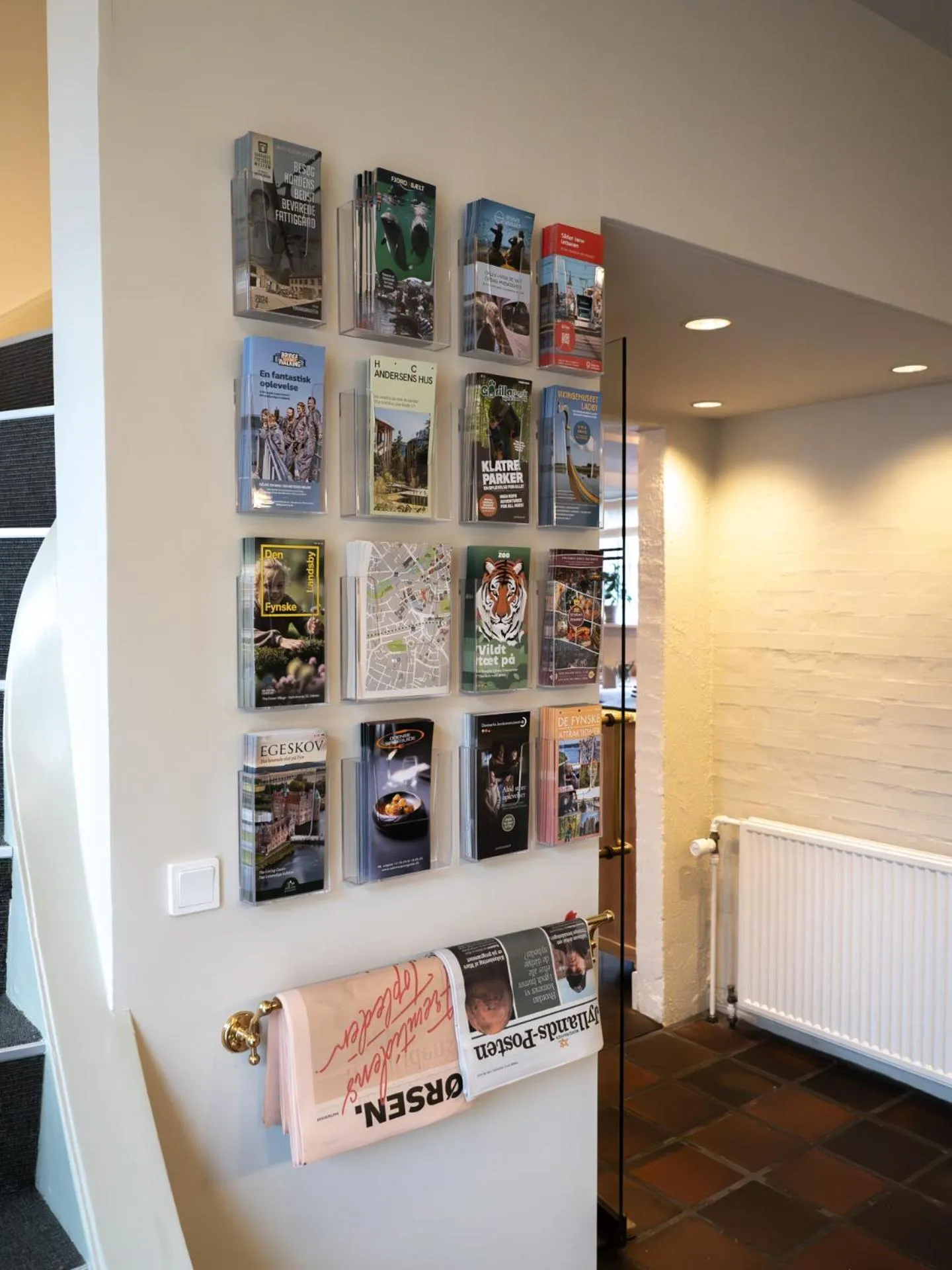 Lobby or reception in Hotel Knudsens Gaard