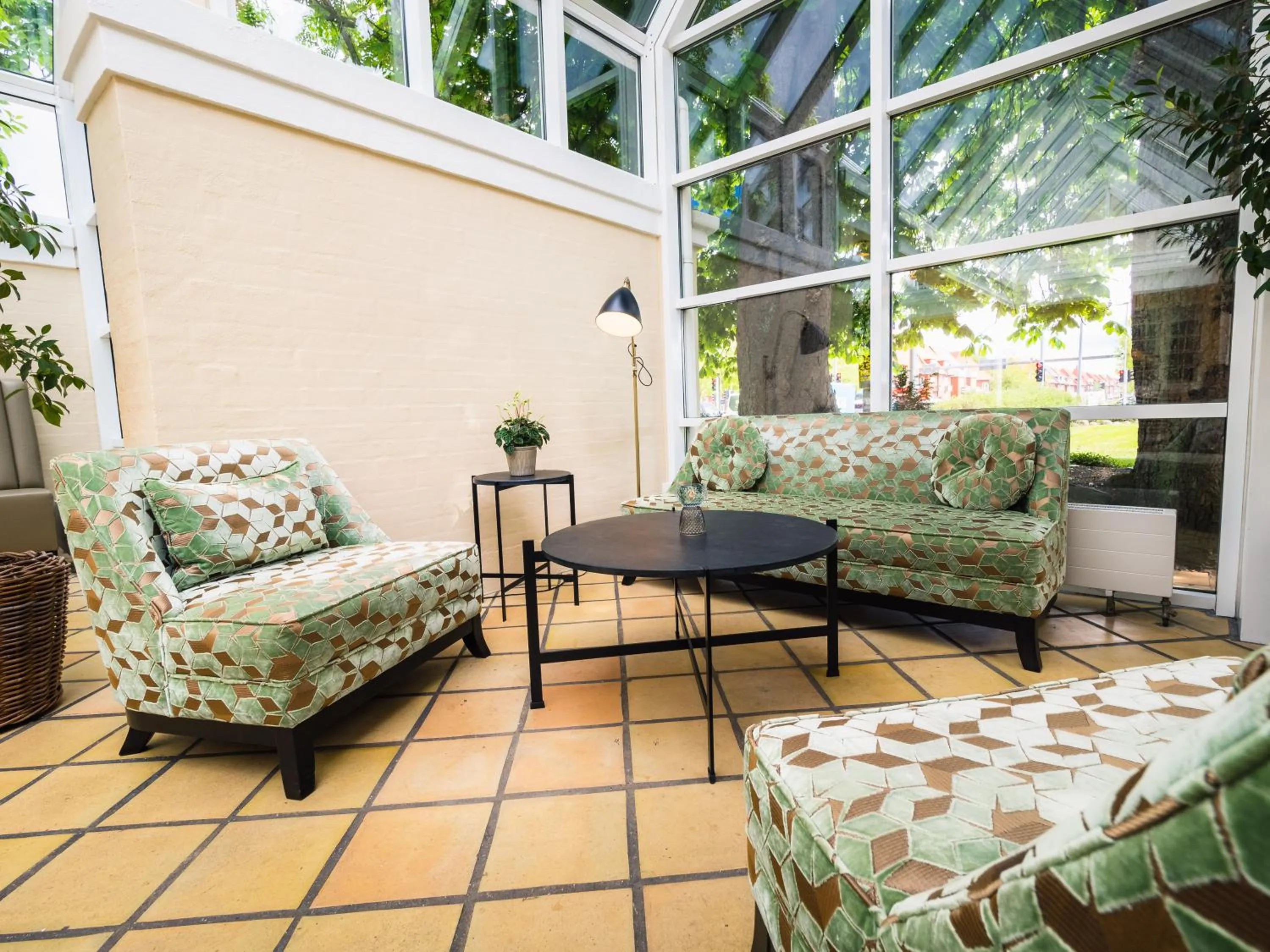 Seating area in Hotel Knudsens Gaard