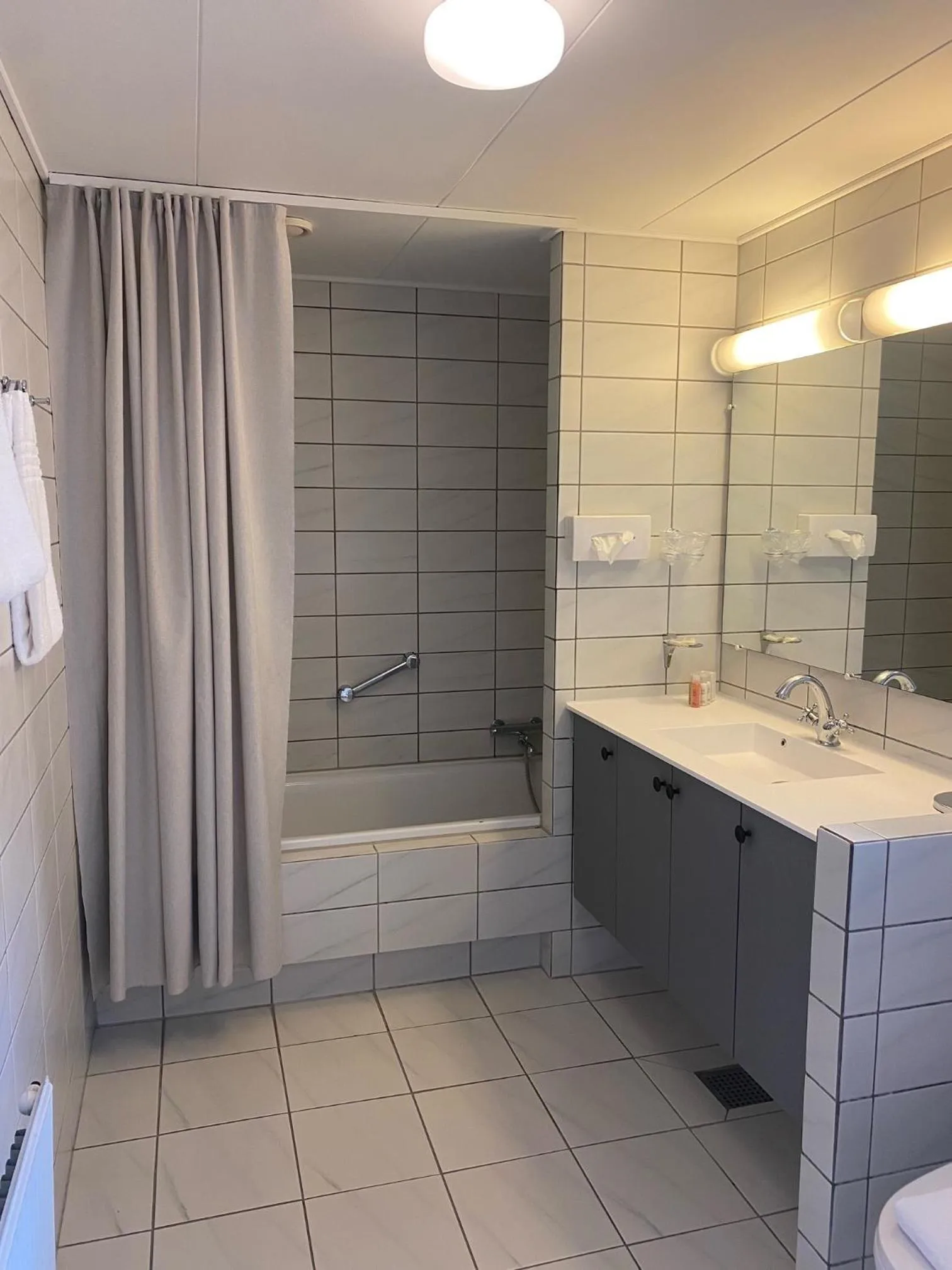 Toilet in Hotel Knudsens Gaard