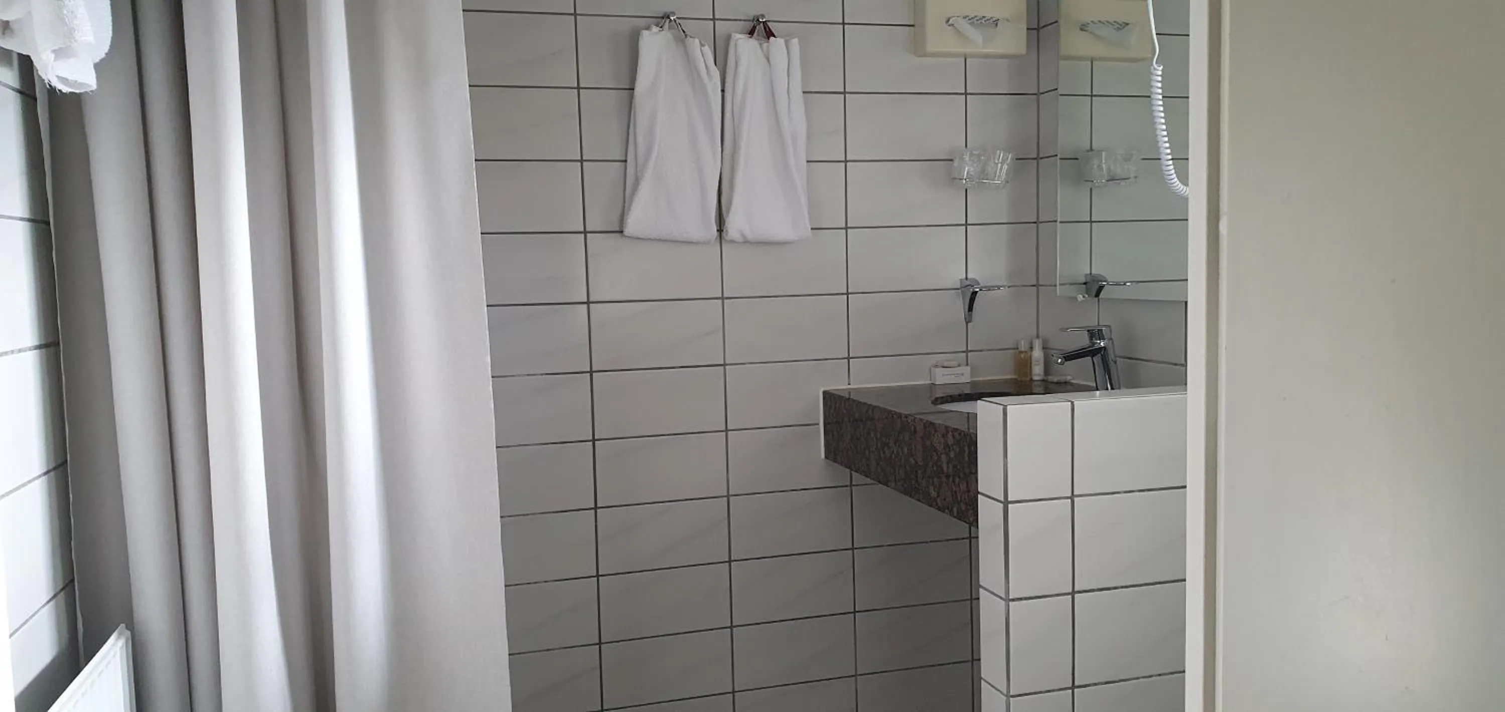 Bathroom in Hotel Knudsens Gaard