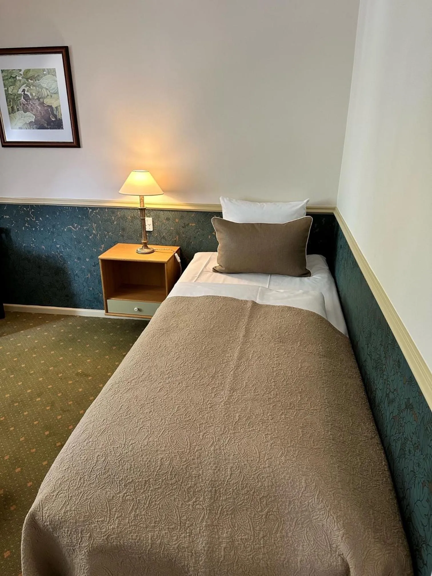 Bed in Hotel Knudsens Gaard