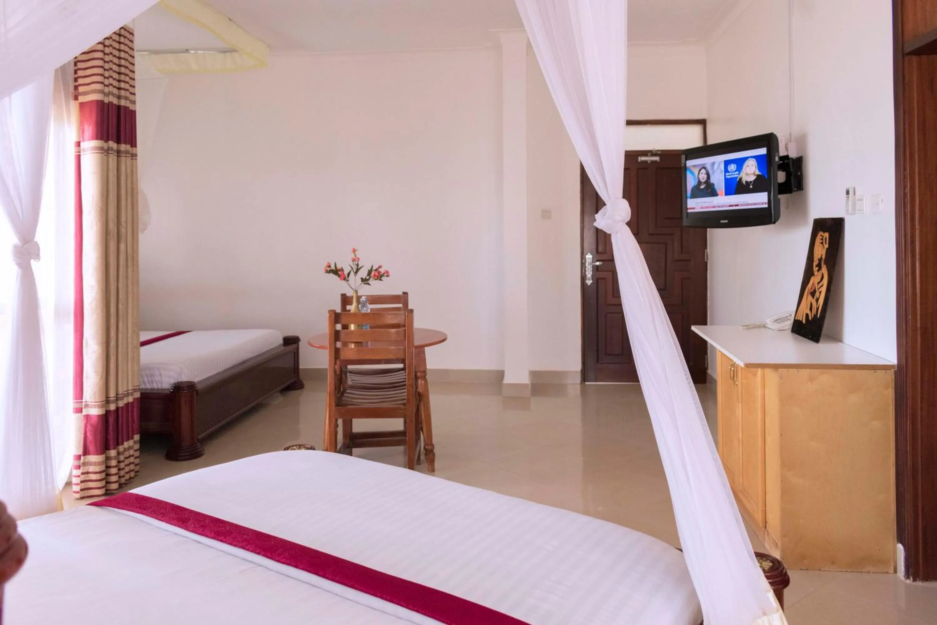 Bed in Sienna Beach Hotel Entebbe