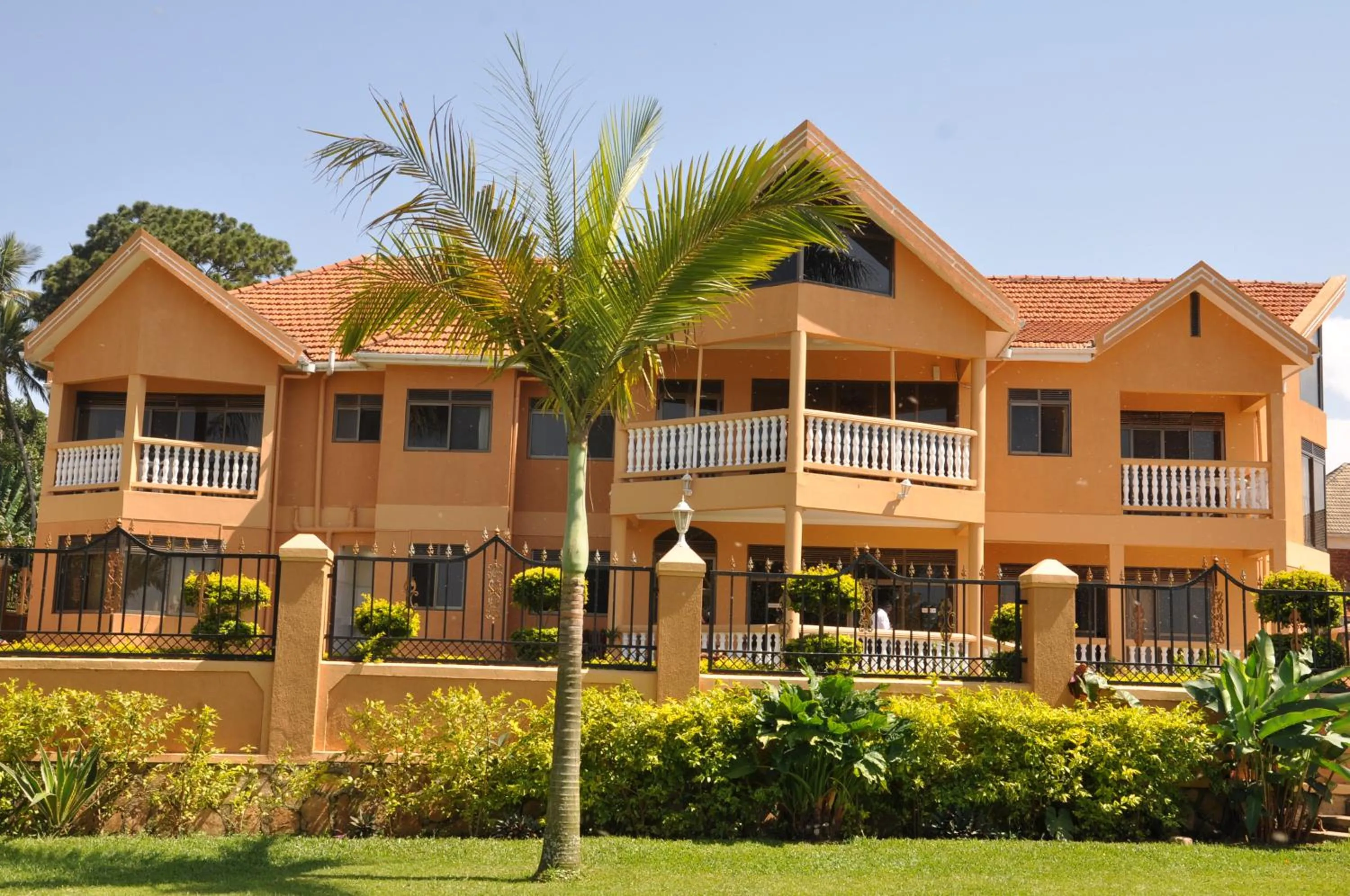 Property building in Sienna Beach Hotel Entebbe