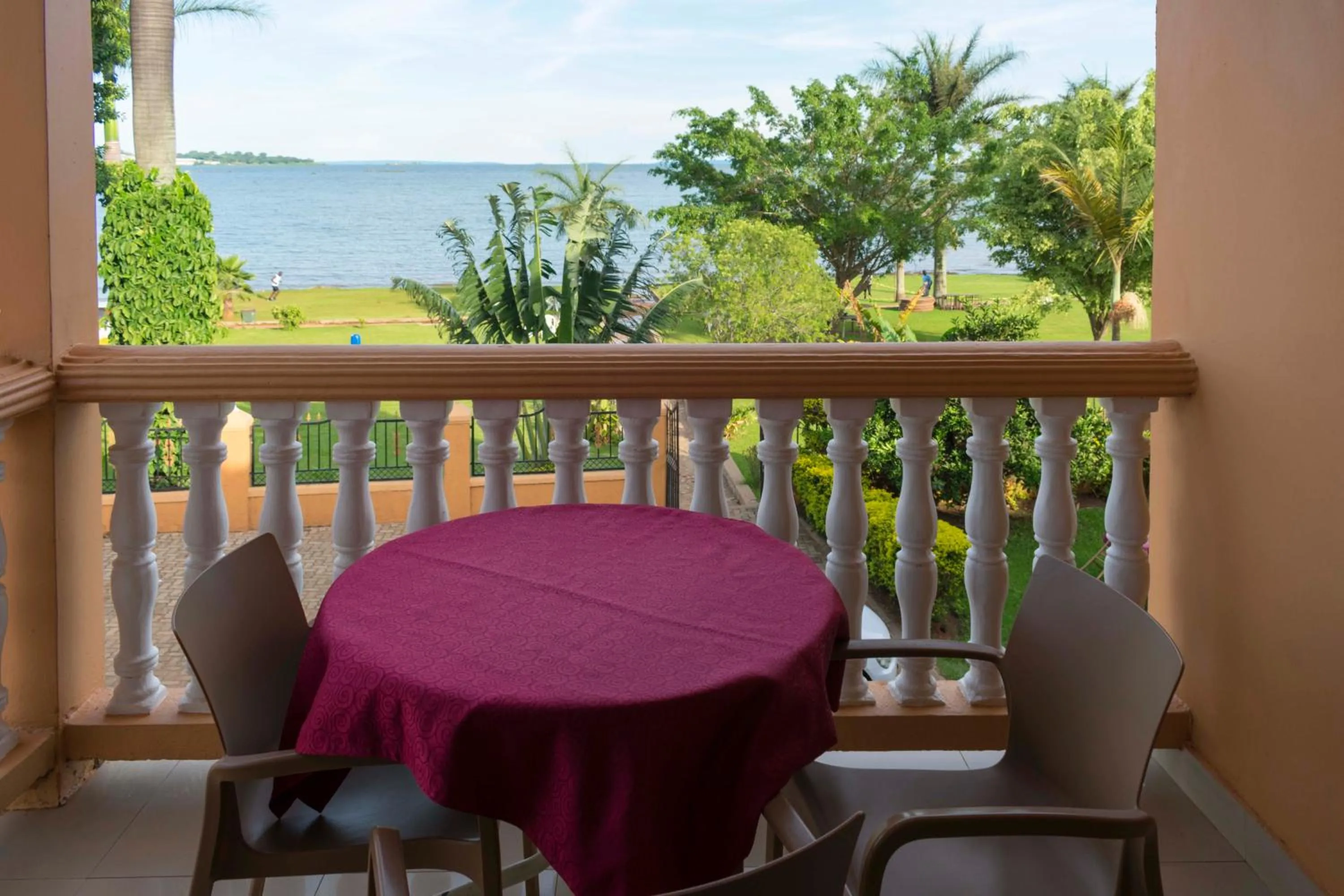 Balcony/Terrace in Sienna Beach Hotel Entebbe