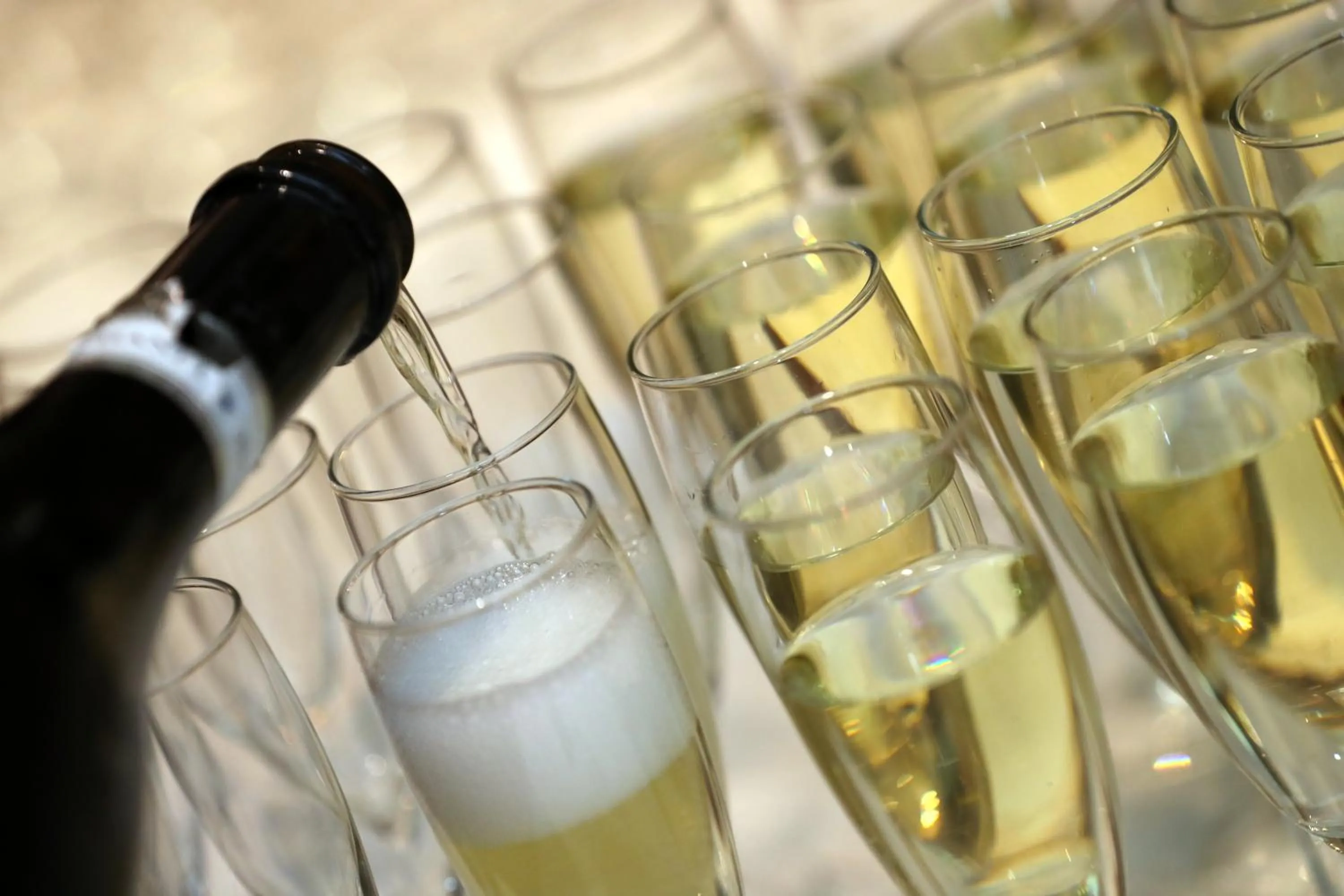 Alcoholic drinks in Hotel Amerika