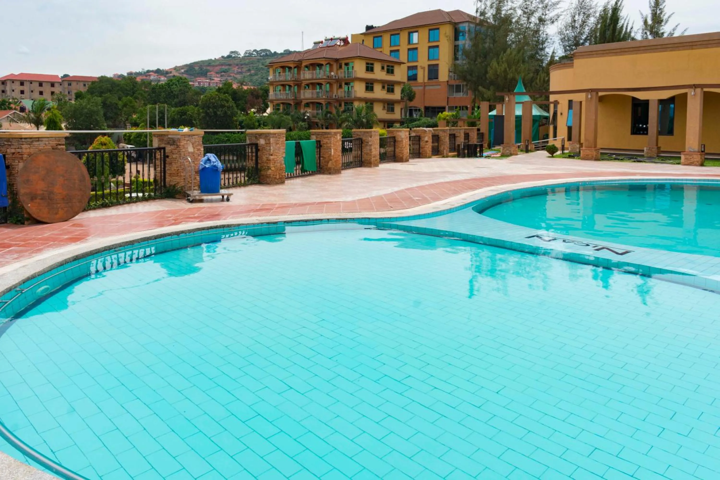 Swimming pool in Nican Resort Hotel Seguku Entebbe