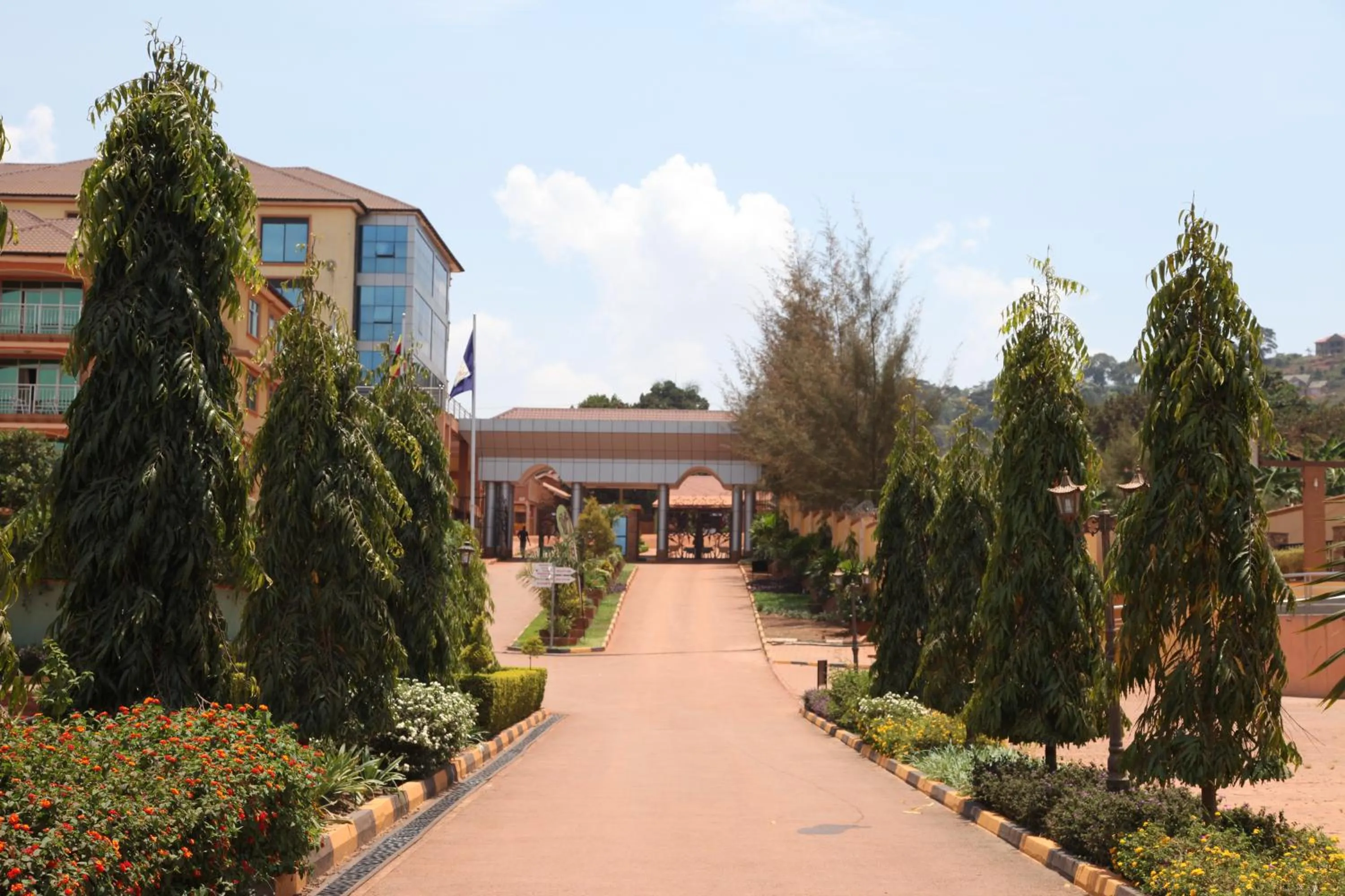 Garden view in Nican Resort Hotel Seguku Entebbe