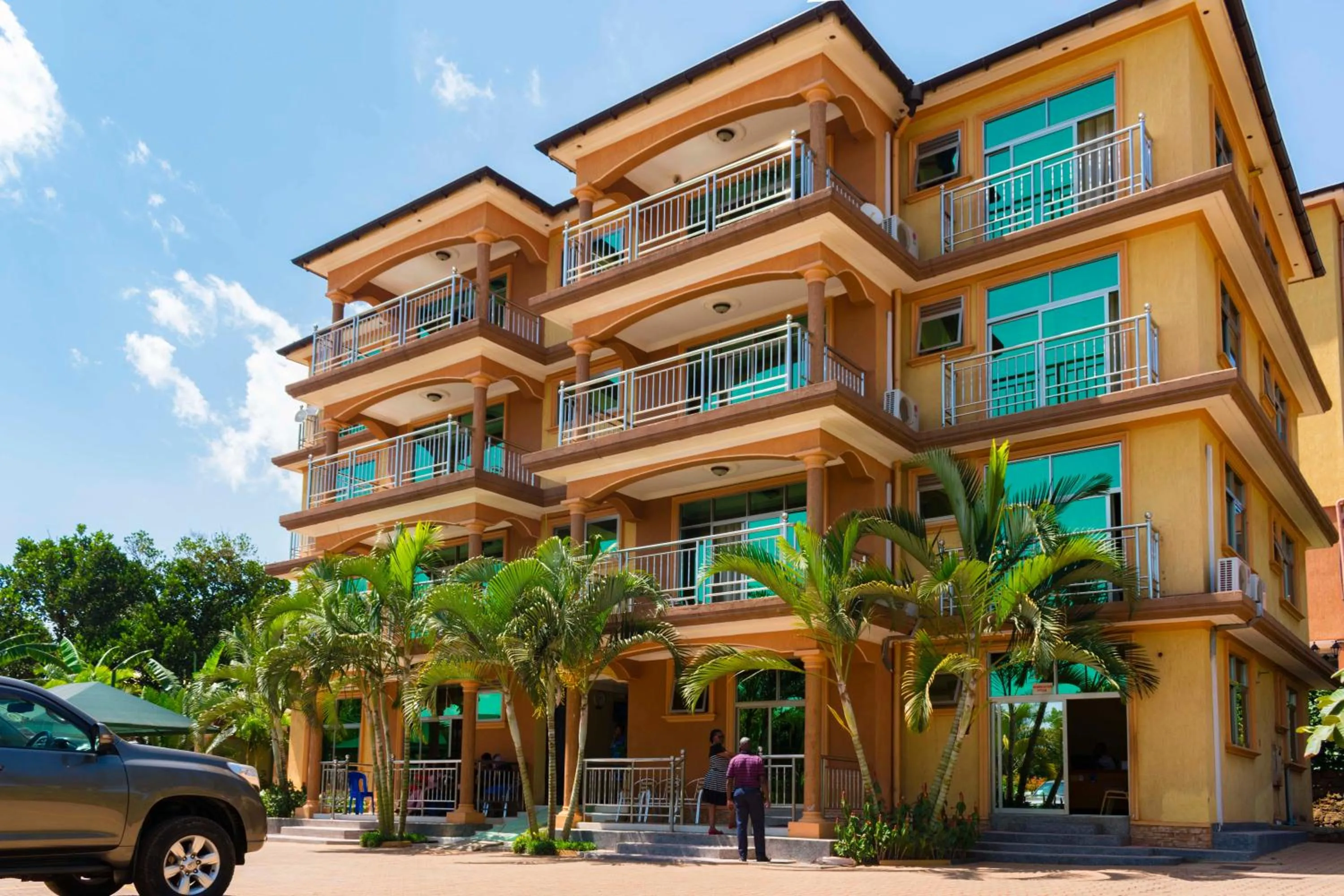 Property building in Nican Resort Hotel Seguku Entebbe