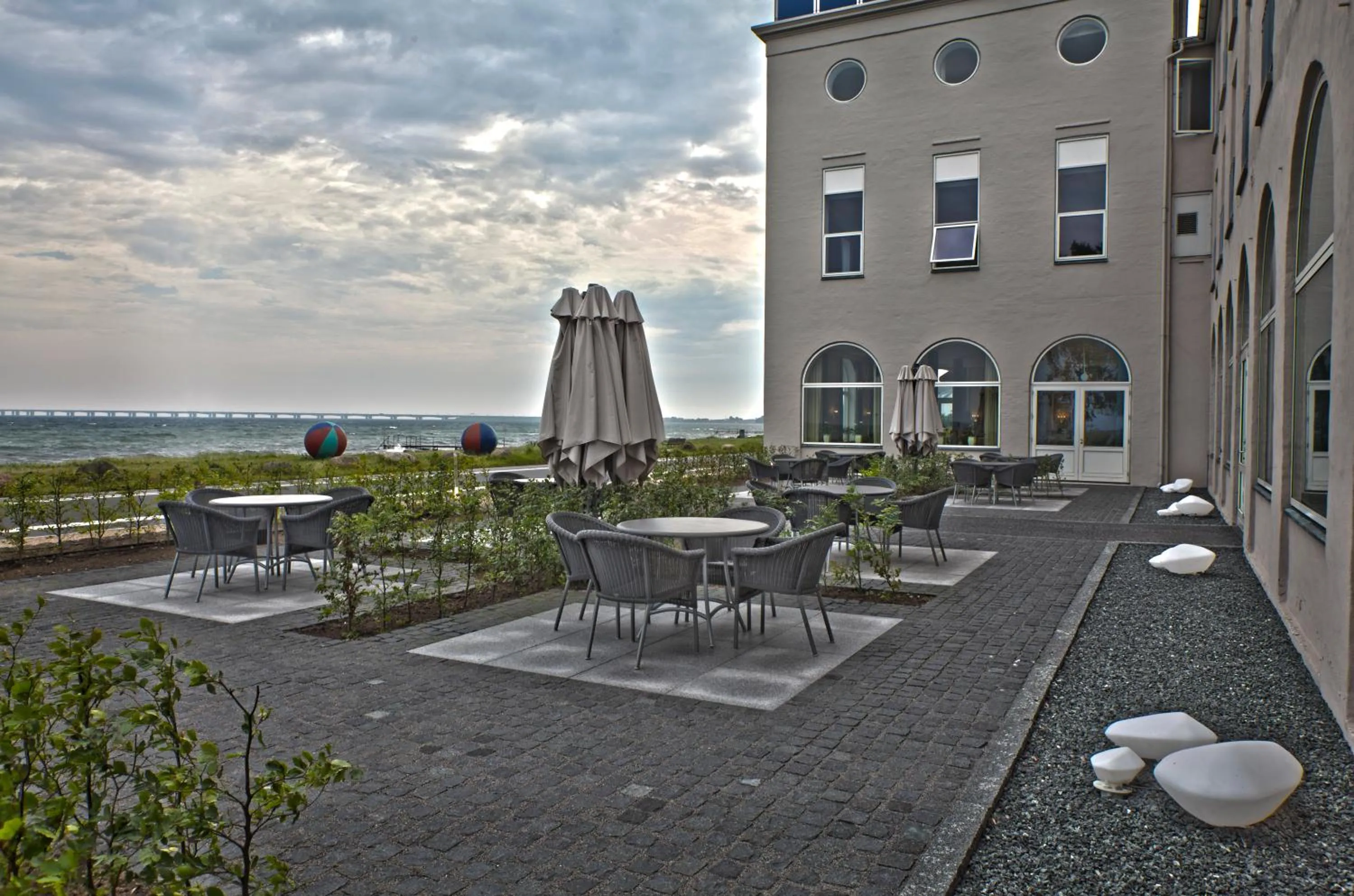 Patio in Nyborg Strand Hotel & Konference