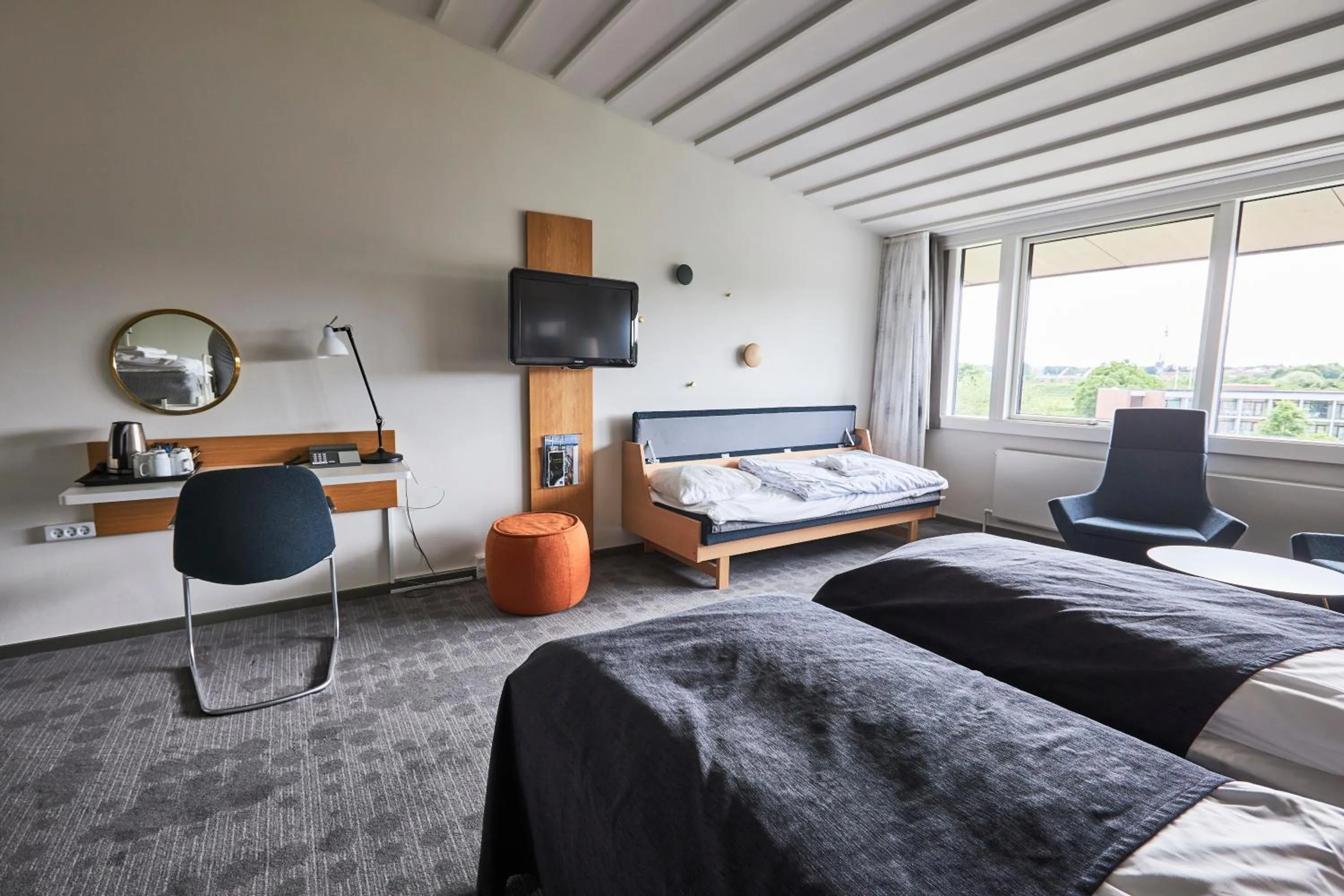 TV and multimedia, Bed in Nyborg Strand Hotel & Konference