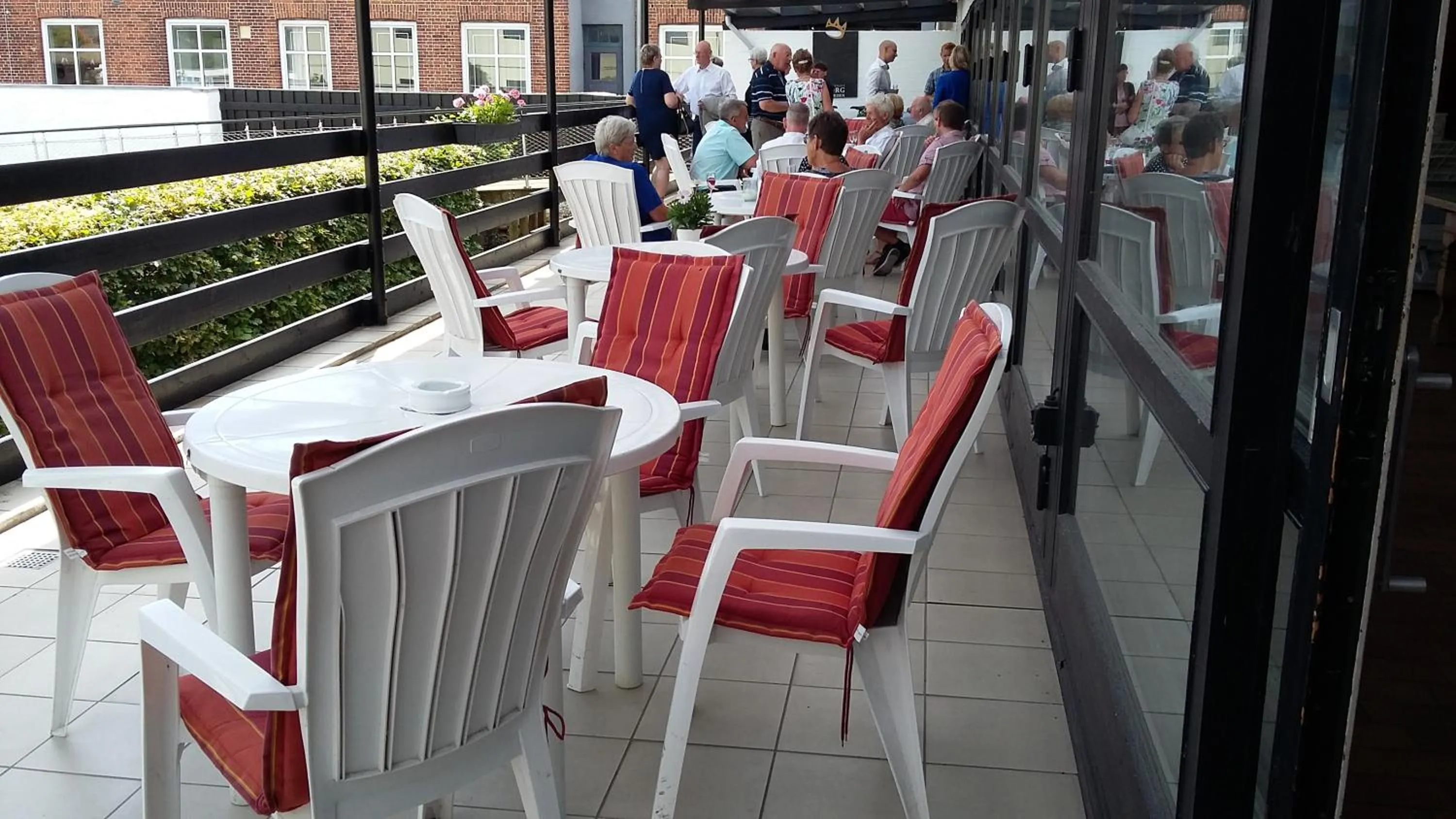 Patio in Hotel Kong Valdemar