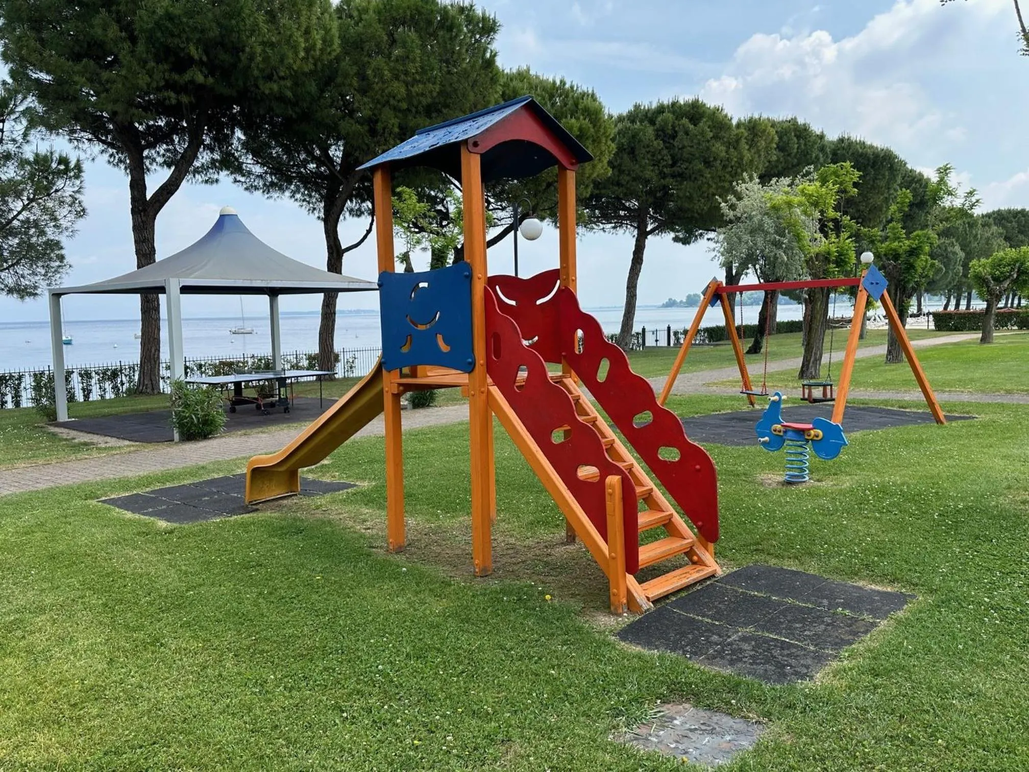 Children play ground in Le Corti Del Lago
