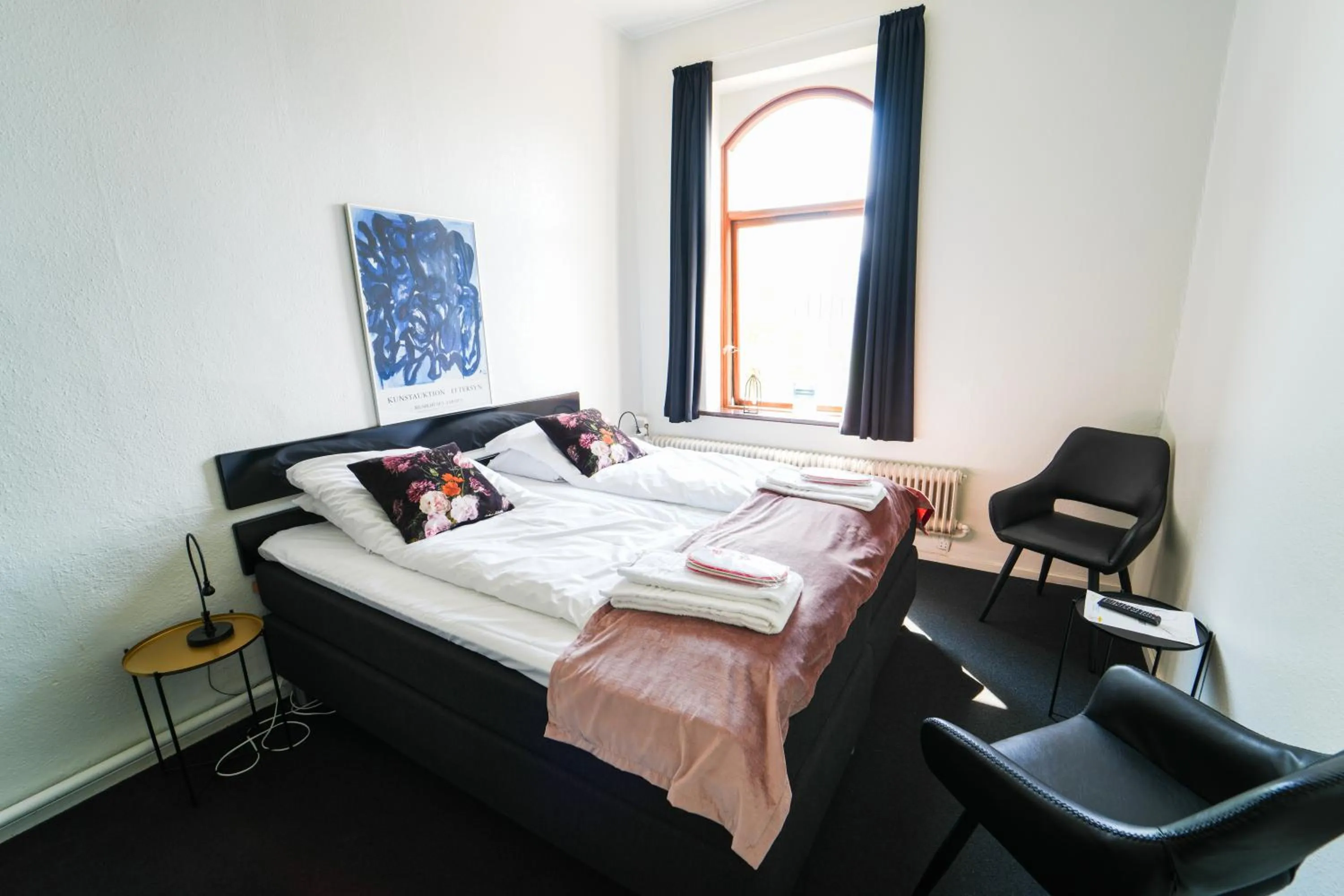 Bed in Hotel Phønix Brønderslev