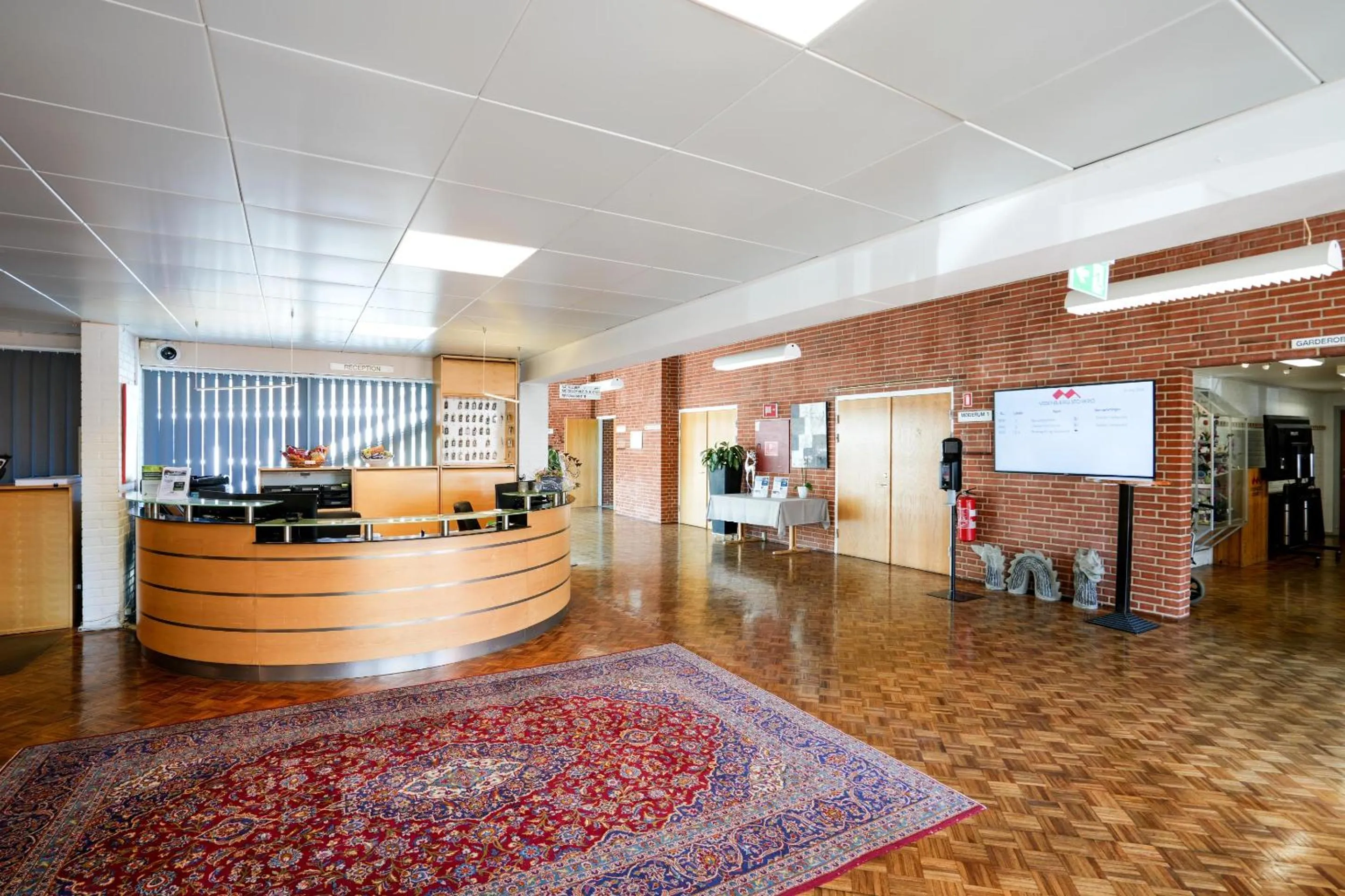 Lobby or reception in Hotel Vissenbjerg Storkro