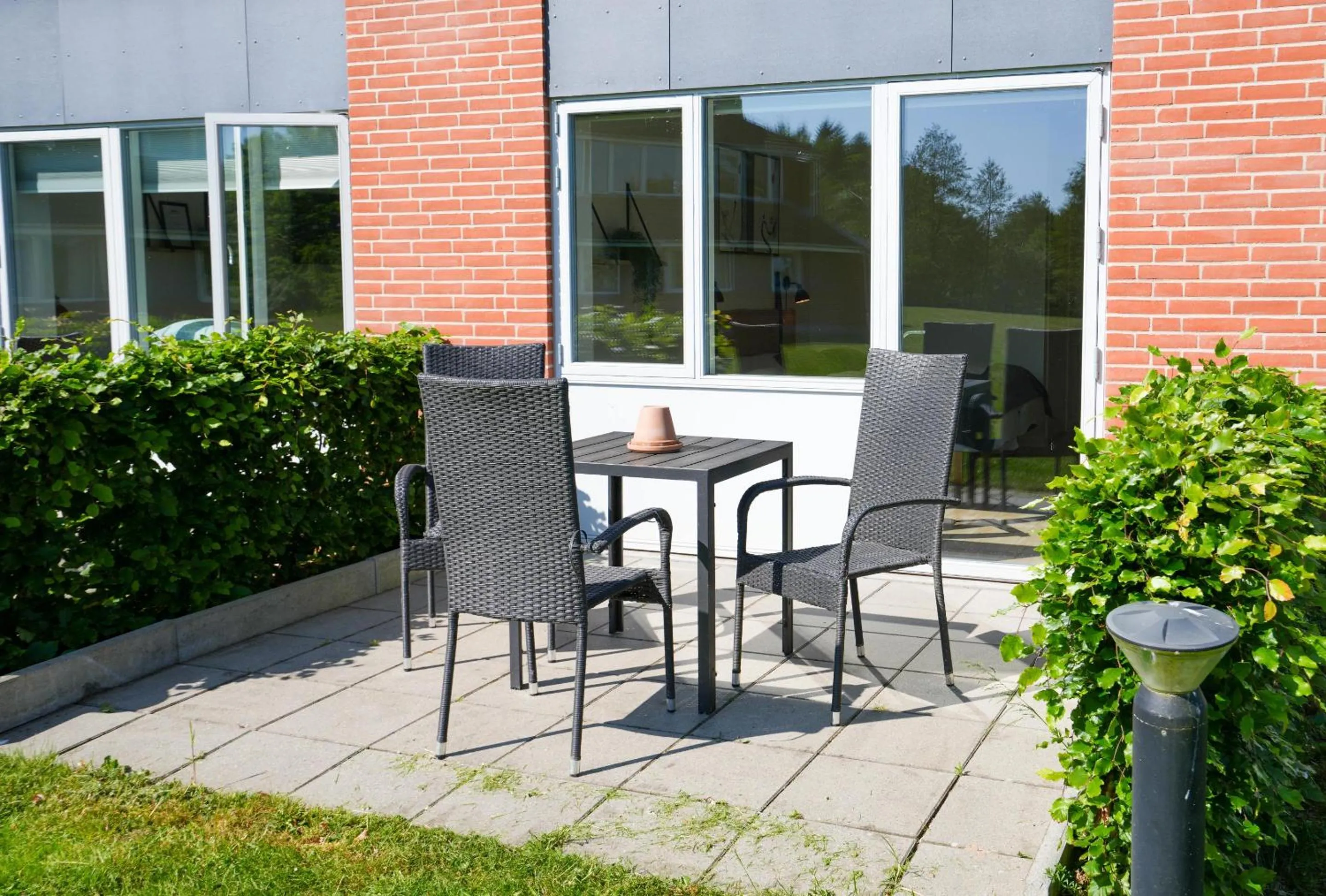 Patio in Hotel Vissenbjerg Storkro