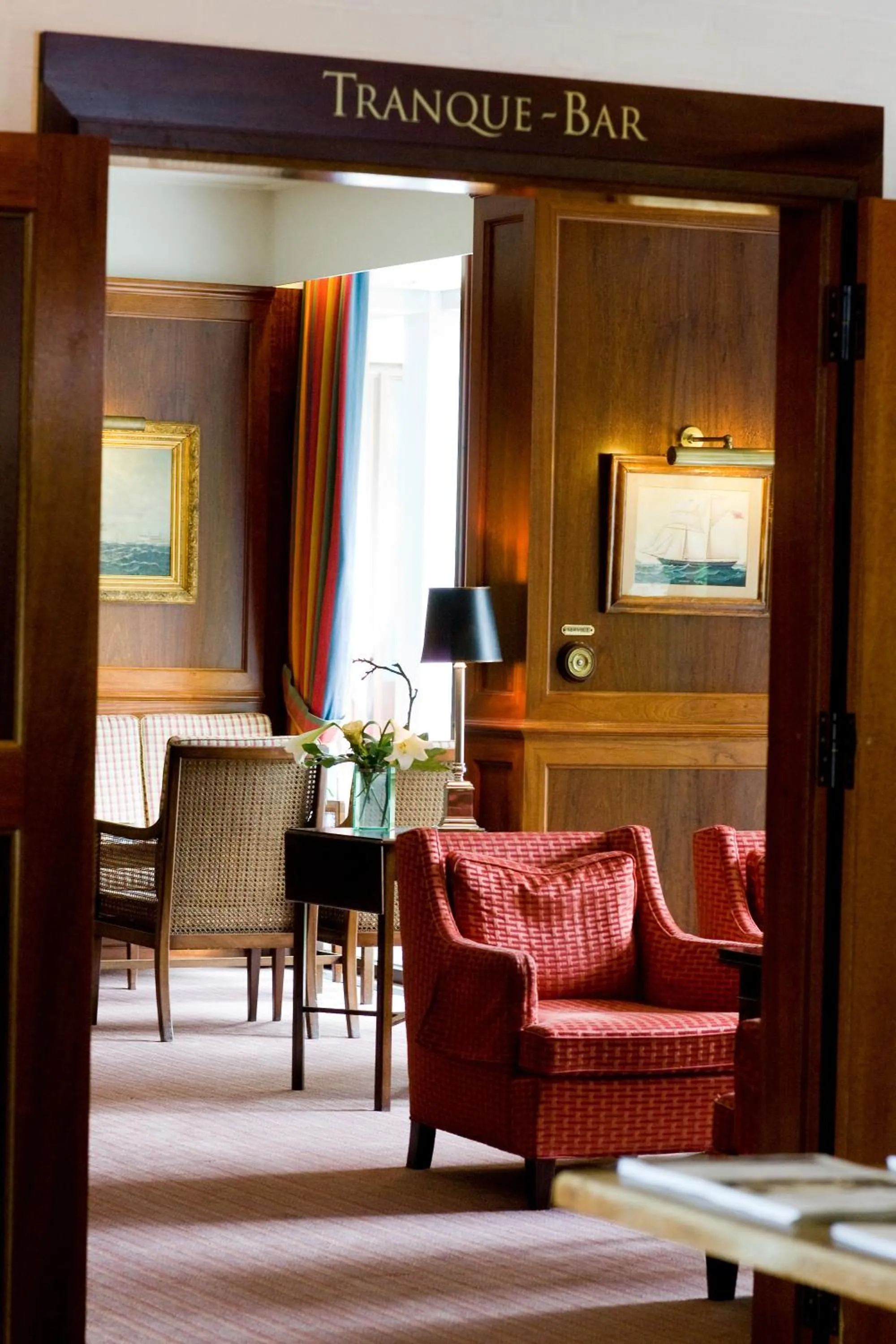 Communal lounge/ TV room in Hotel Hesselet