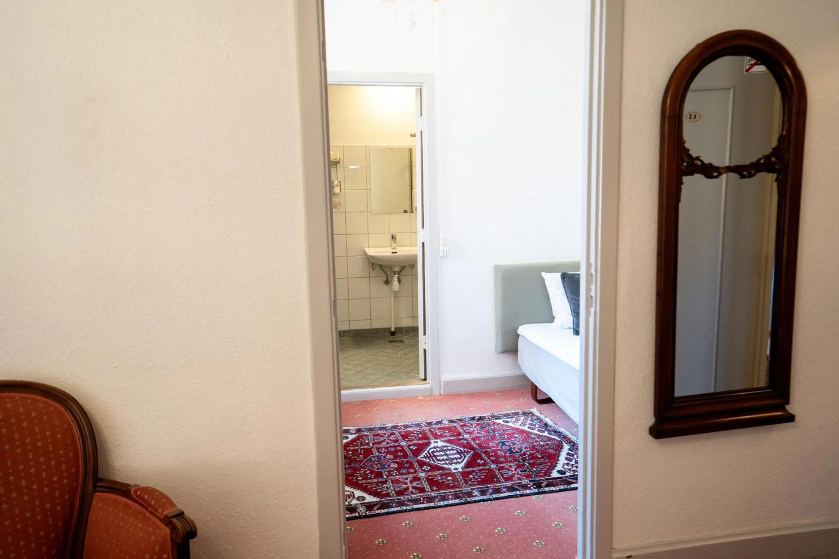 Living room in Hotel Postgaarden