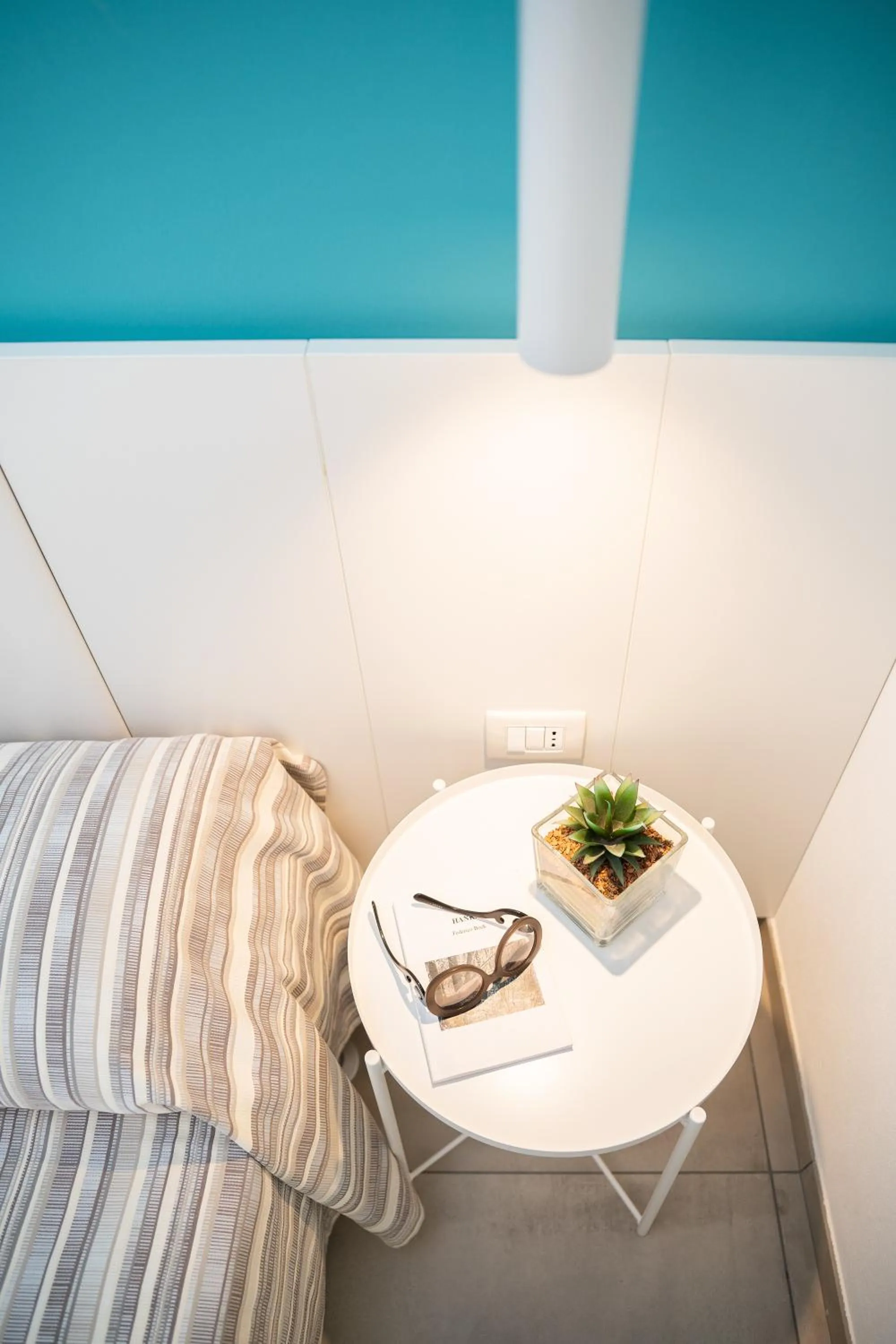 Decorative detail, Bed in Hotel Abc