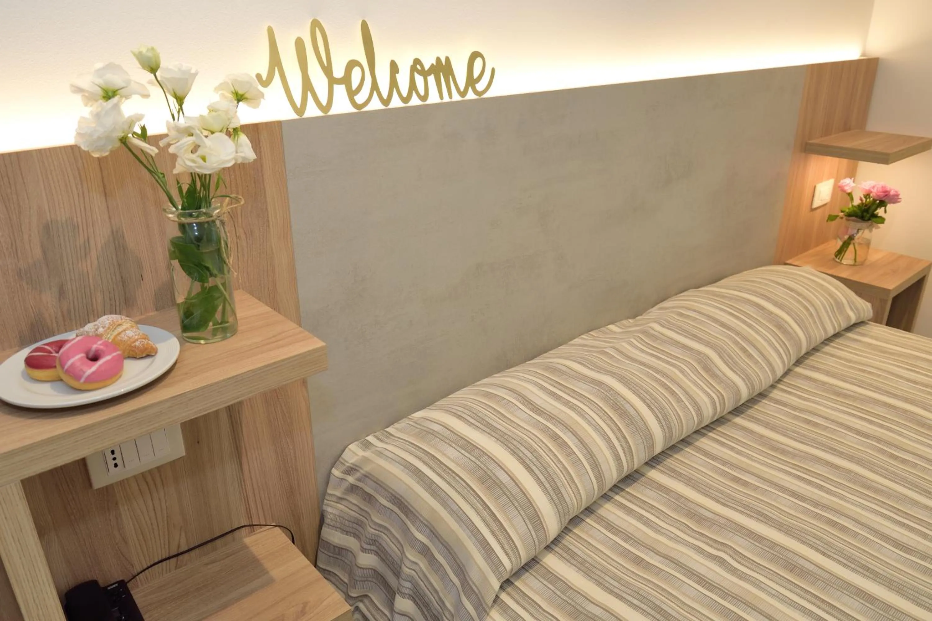 Spring, Bed in Hotel Abc