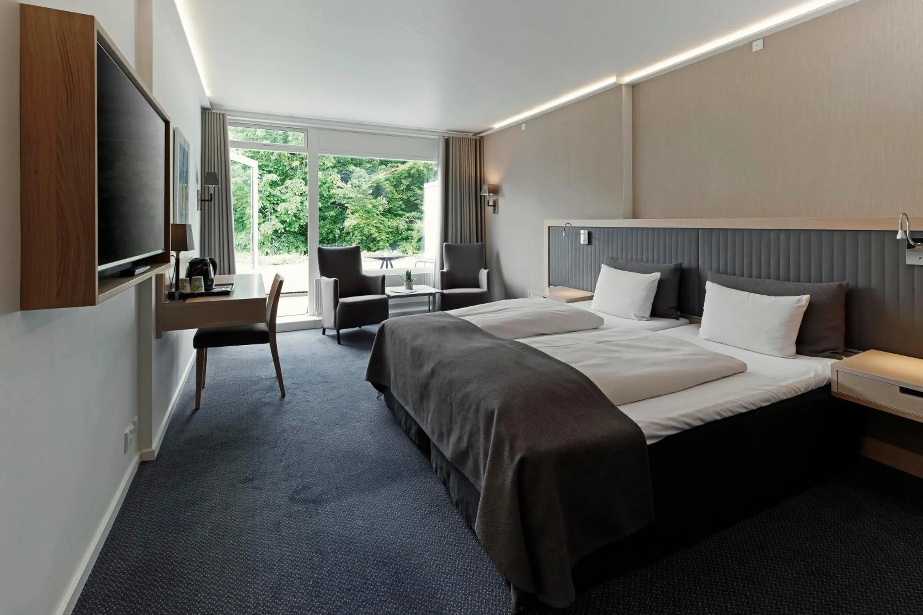 Bedroom, Bed in Frederiksdal Sinatur Hotel & Konference