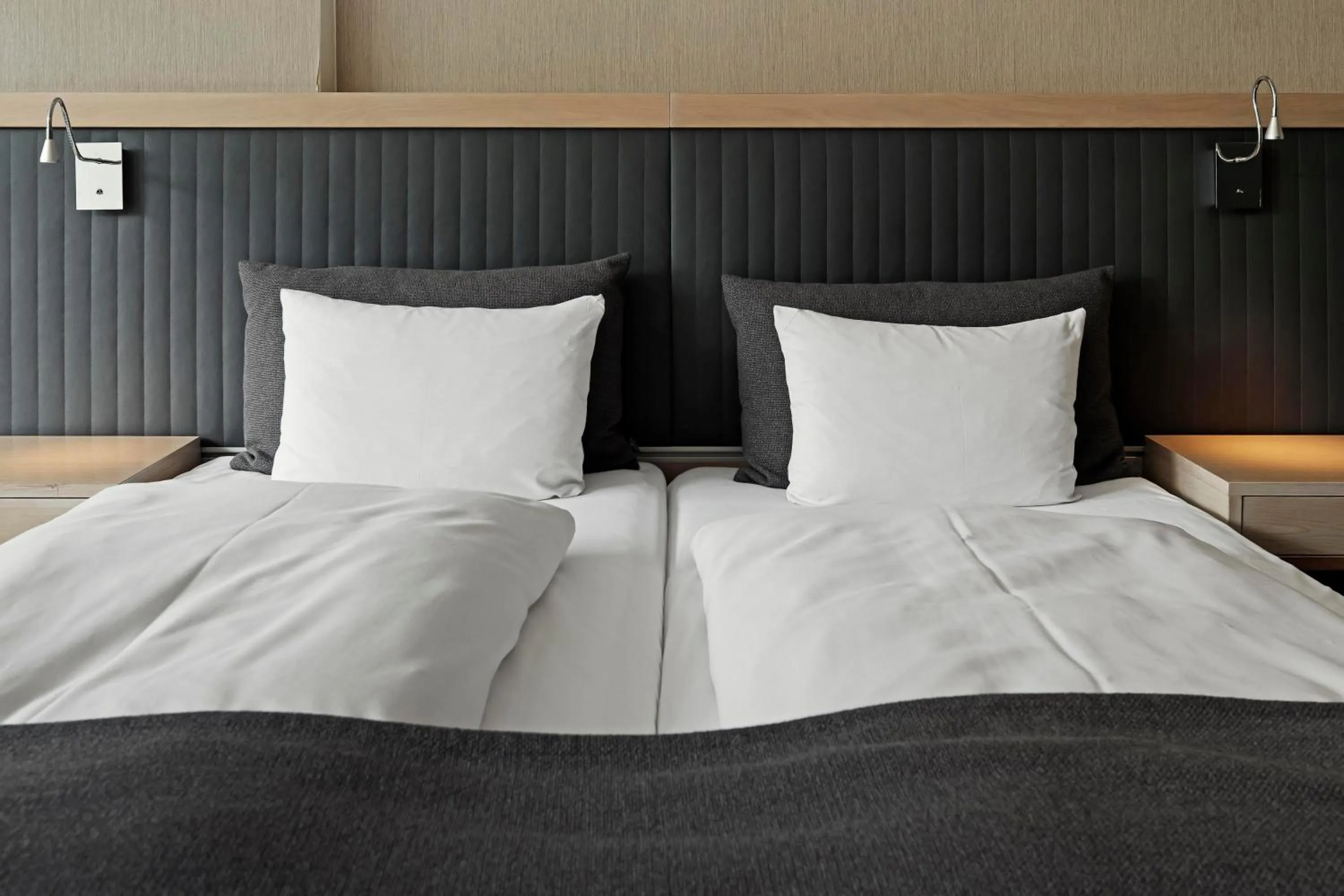 Bed in Frederiksdal Sinatur Hotel & Konference