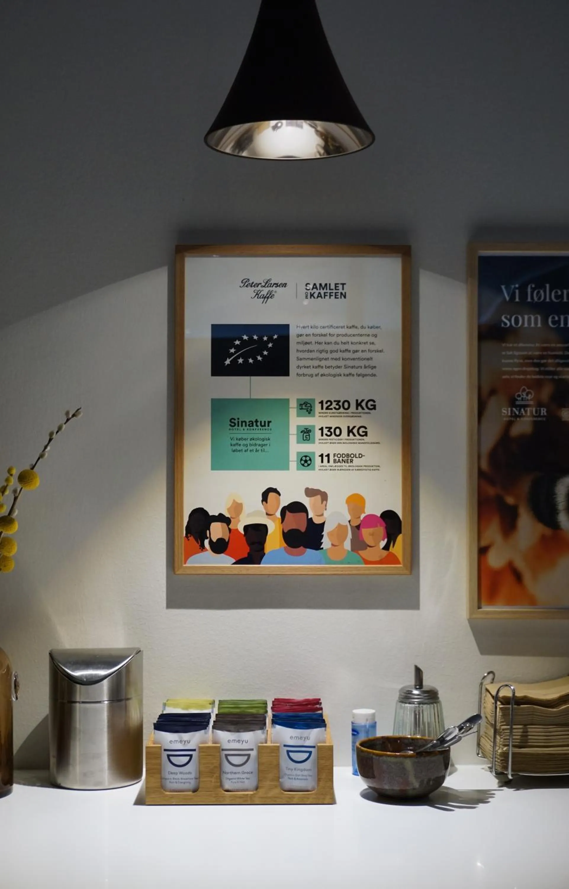 Lobby or reception in Frederiksdal Sinatur Hotel & Konference