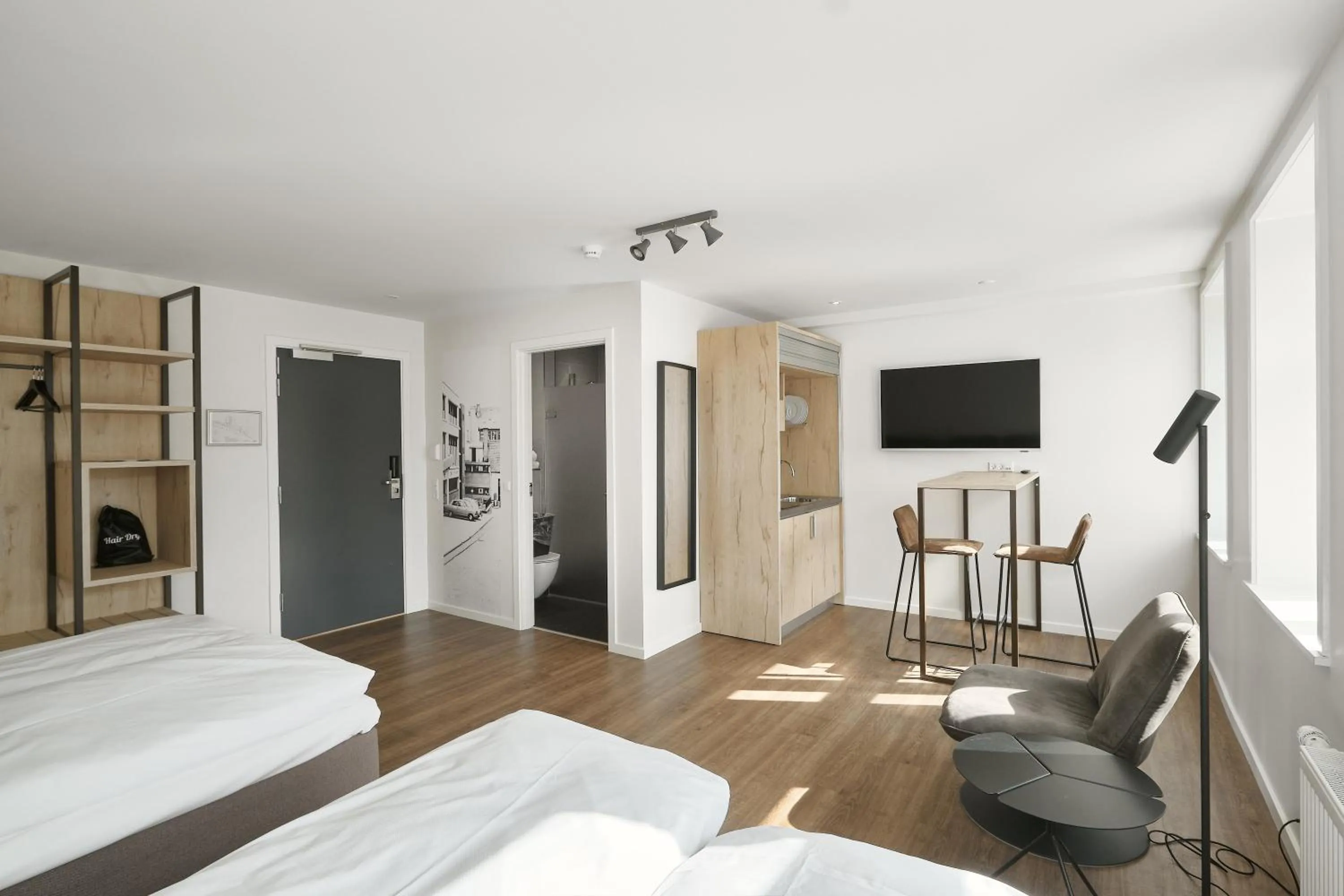 Bedroom, Bed in Hotel Garni